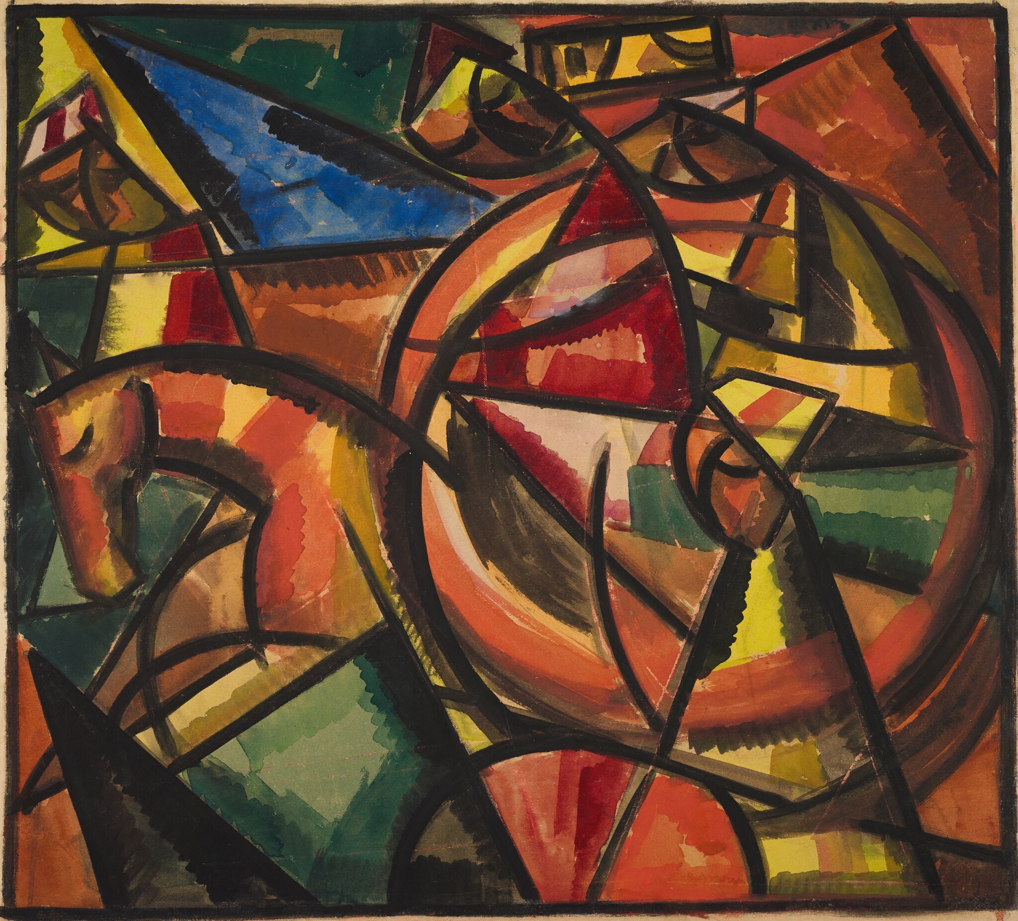 На арбе, Aleksandr Volkov, 1921