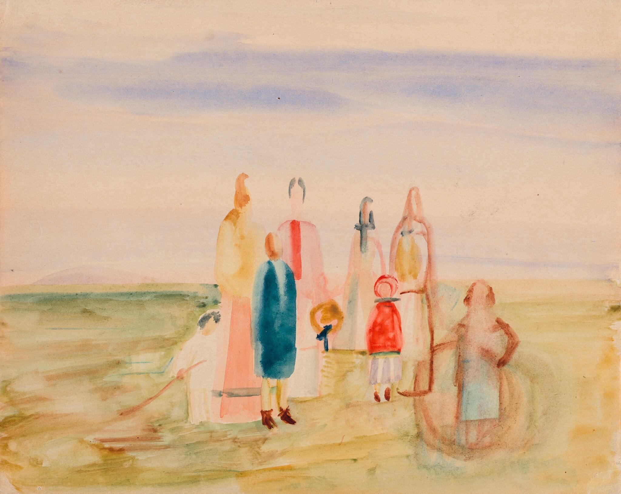Вечером в степи, Pavel Basmanov, 1934