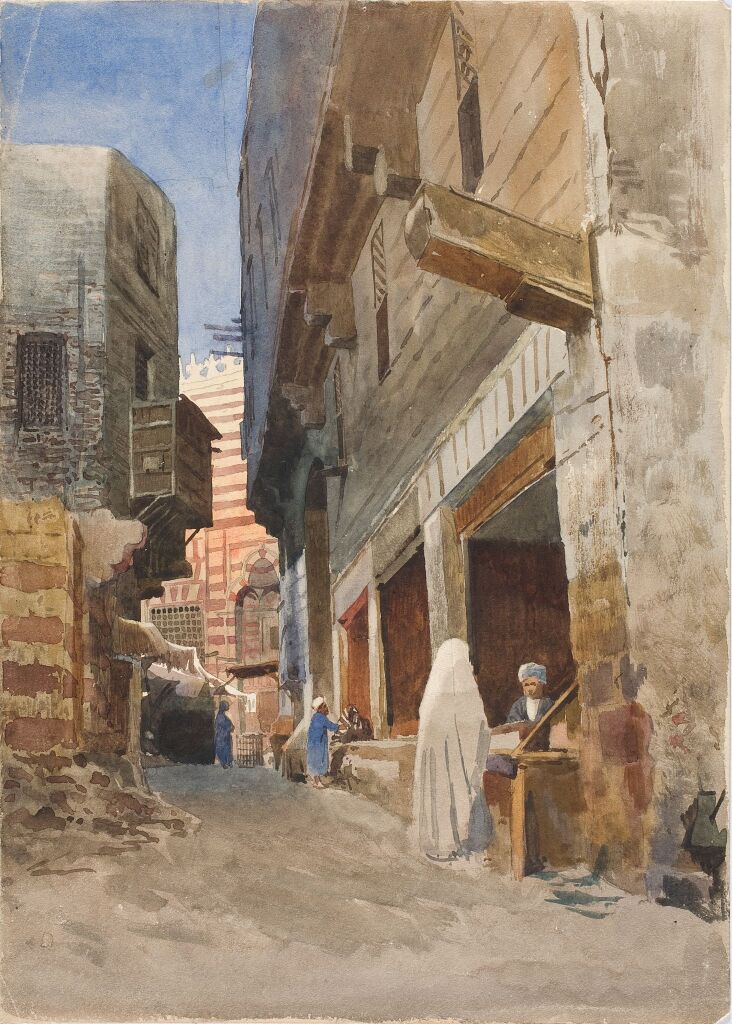 Каир. Этюд к картине «Возвращение священного ковра из Мекки в Каир» (1876, ГРМ)