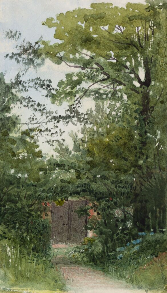 Калитка в саду