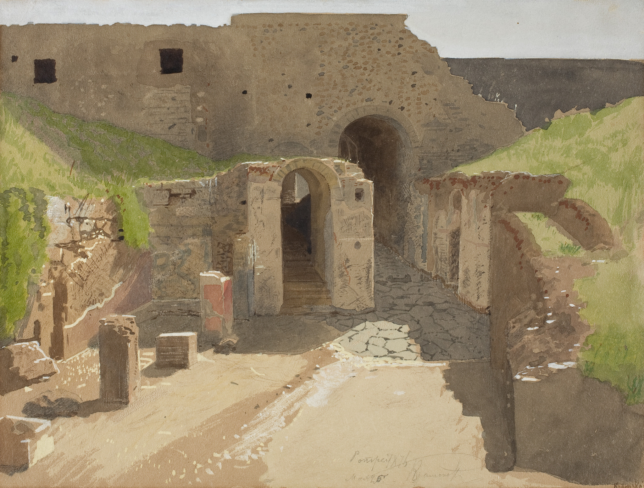 Помпея, Ivan Kramskoi, 1876