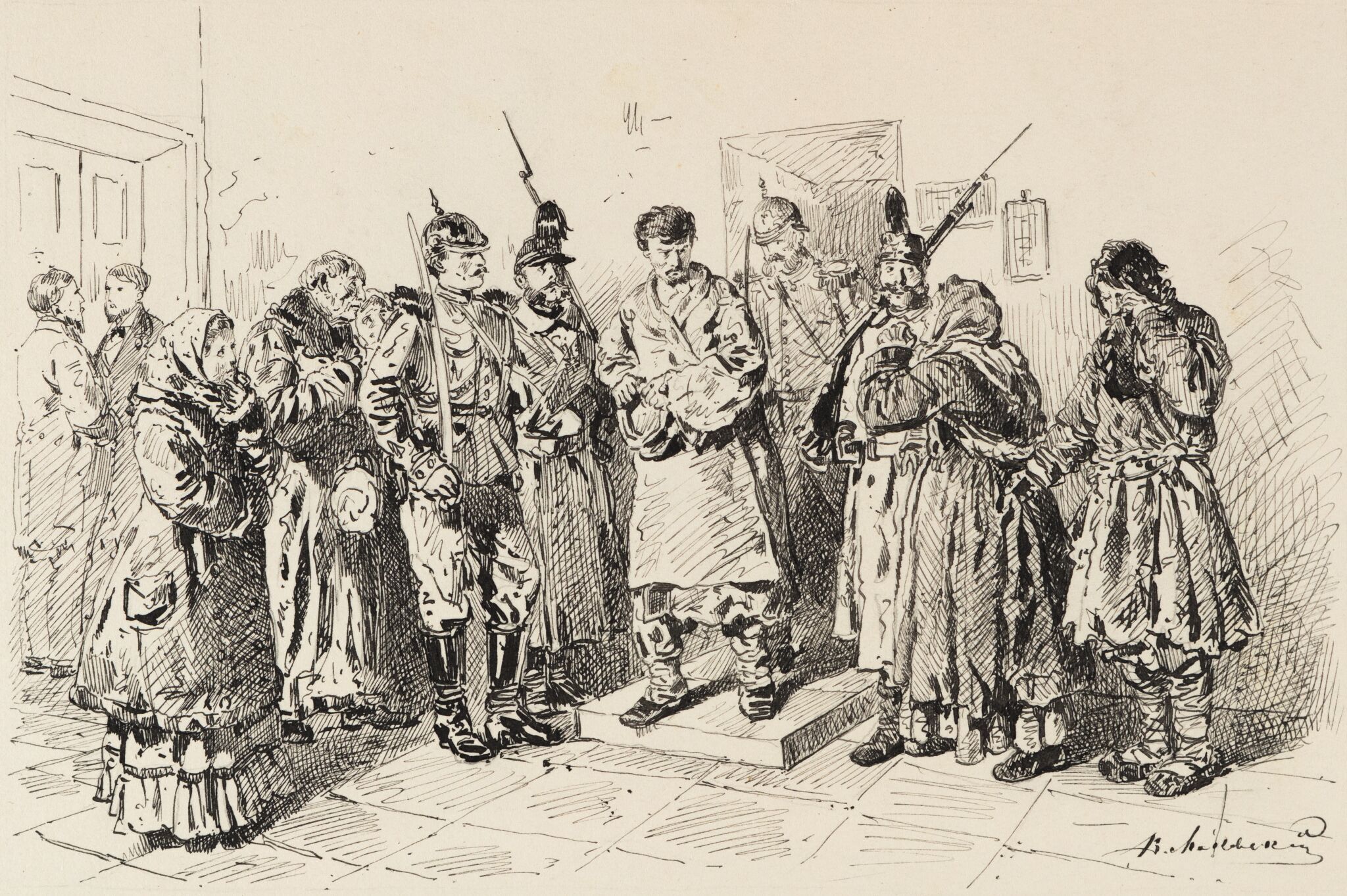 Осужденный, Vladimir Makovsky, 1882