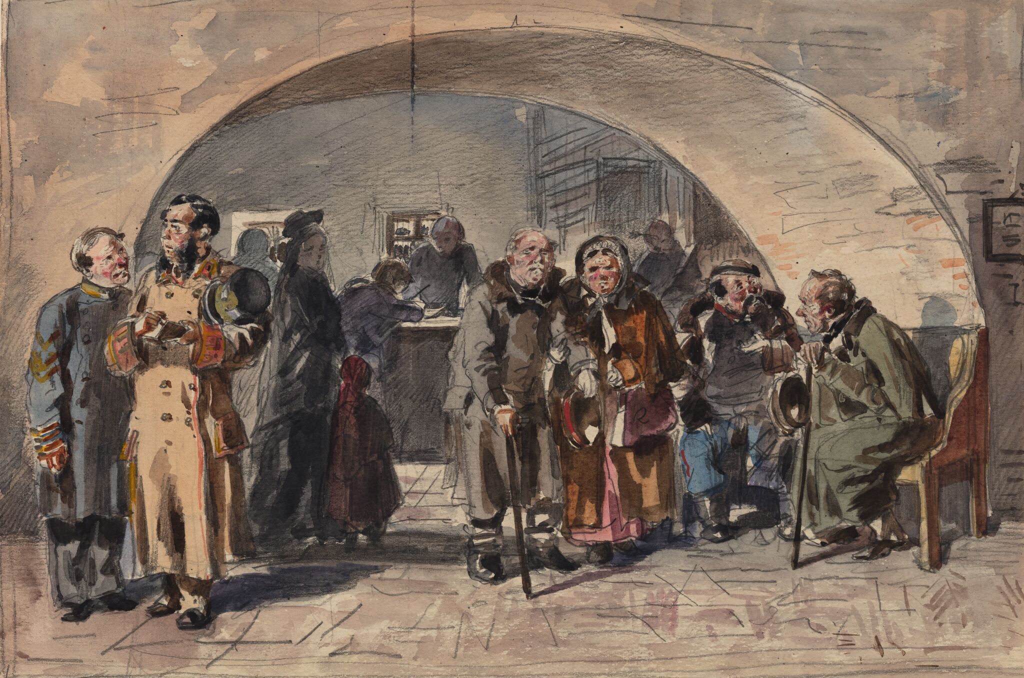 Получение пенсии, Vladimir Makovsky