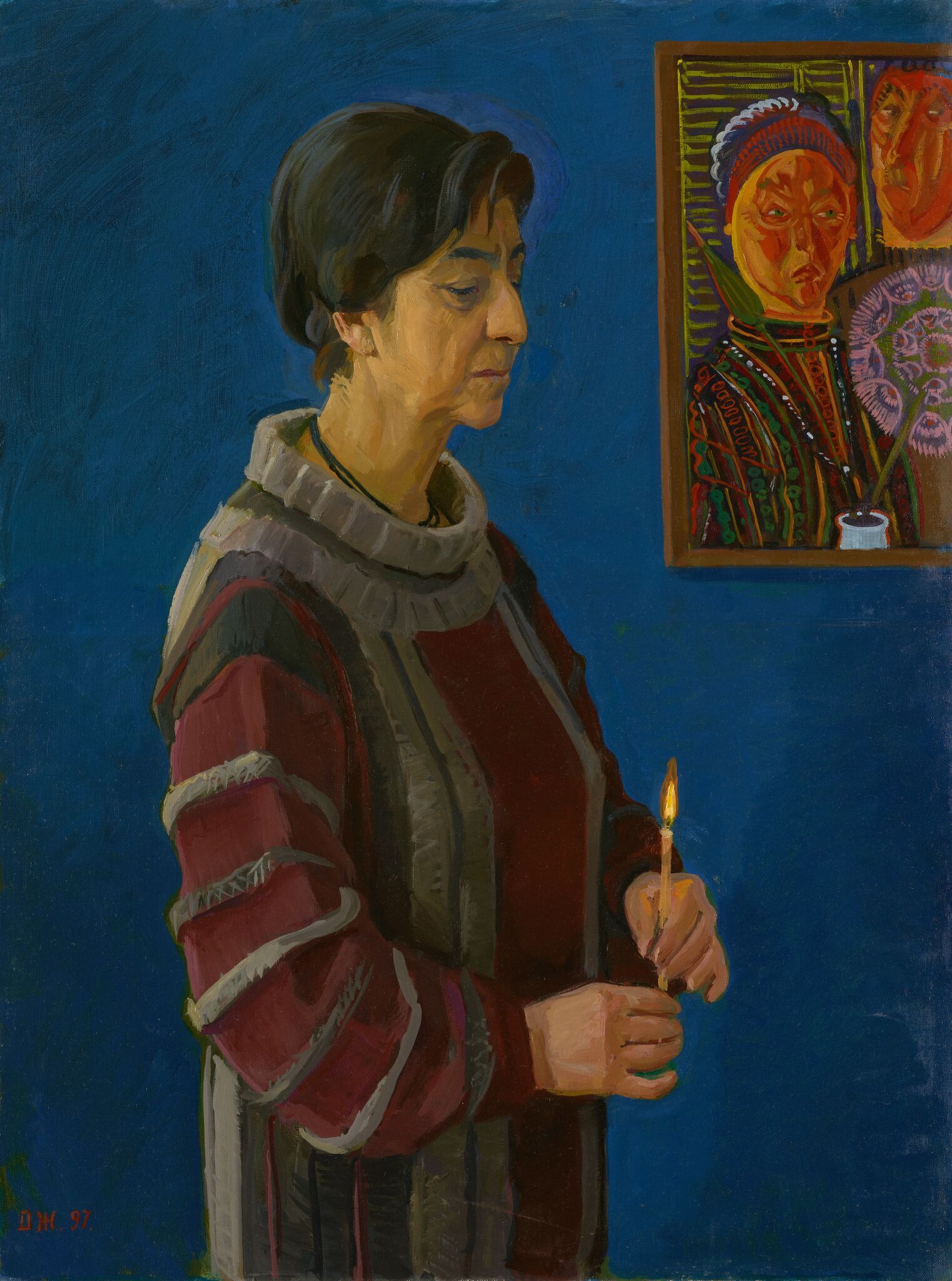 Скорбь. Портрет Л.А. Бажбеук-Меликян, Dmitri Zhilinsky, 1997
