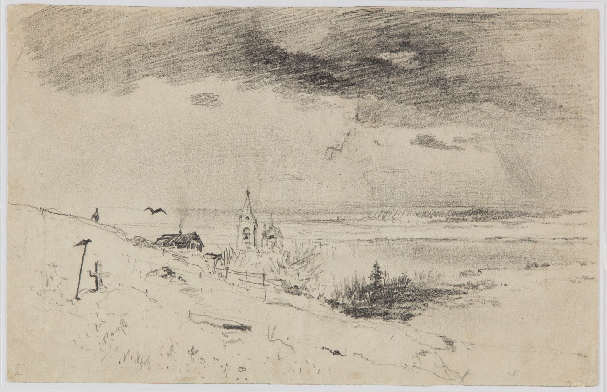 Пейзаж, Alexei Savrasov, 1874
