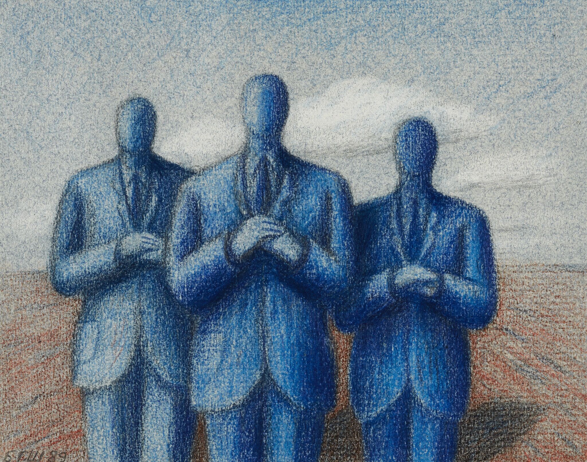 Лист № 9. Из серии «Миниатюры. Архаика», Garif Basyrov, 1989