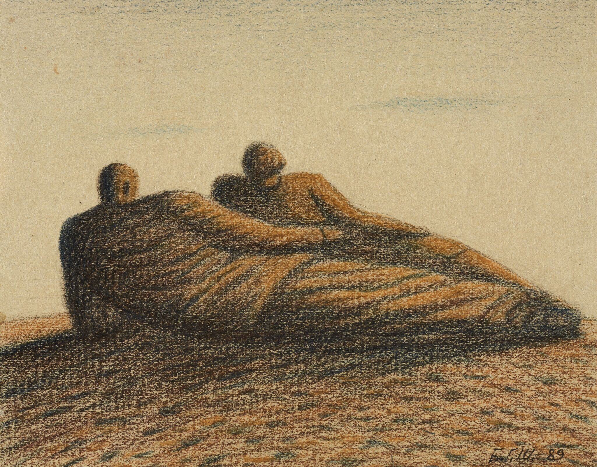 Лист №2. Из серии «Миниатюры. Архаика», Garif Basyrov, 1989