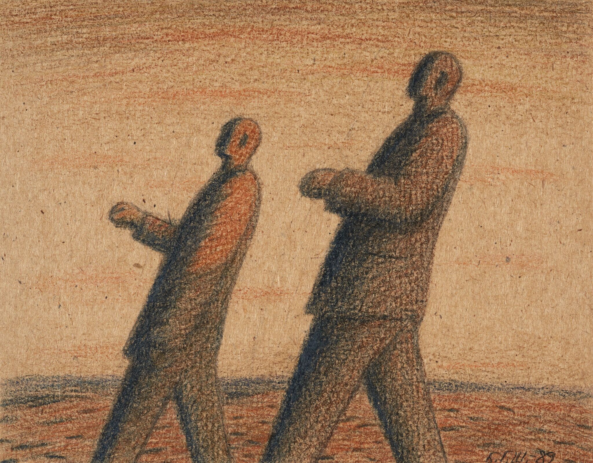 Лист №4. Из серии «Миниатюры. Архаика», Garif Basyrov, 1989
