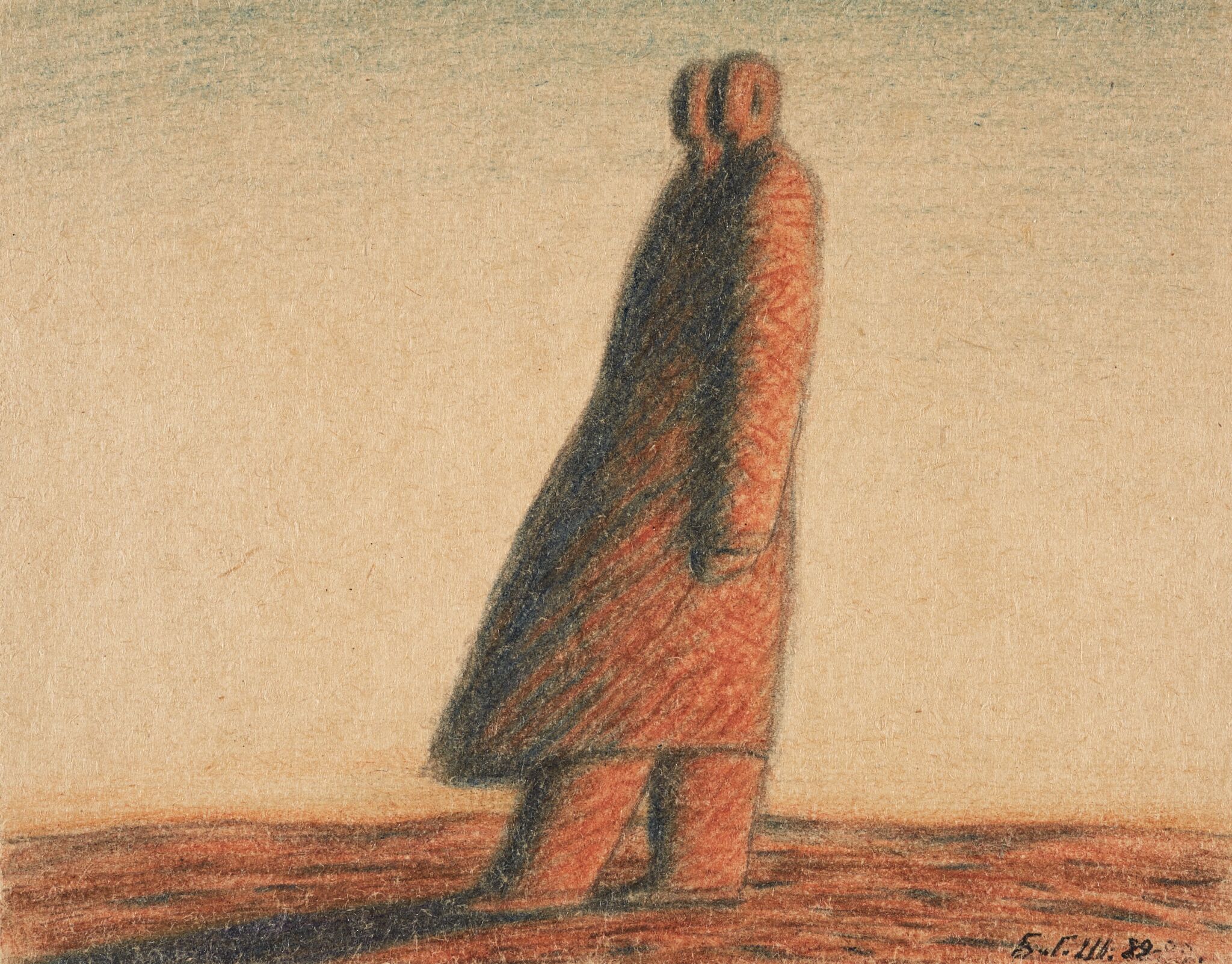 Лист №1. Из серии «Миниатюры. Архаика», Garif Basyrov, 1989