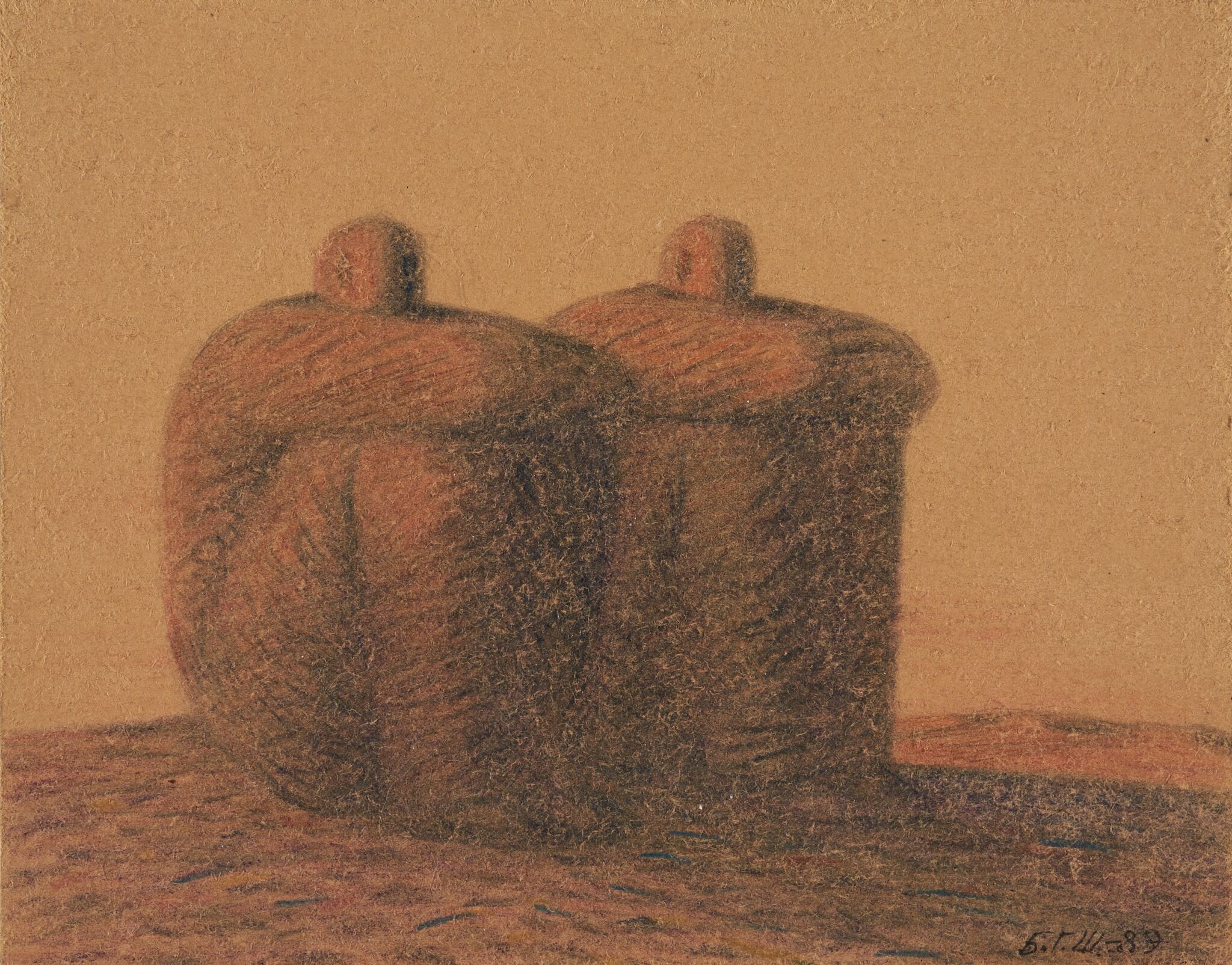 Лист № 3. Из серии «Миниатюры. Архаика», Garif Basyrov, 1989
