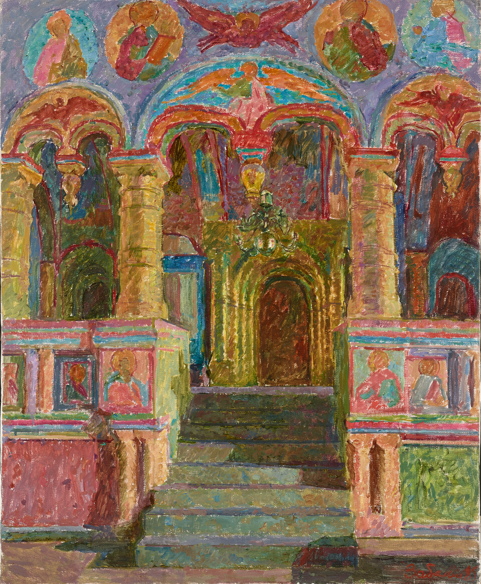 Интерьер церкви Спаса на Сенях в Ростове, Vyacheslav Zabelin, 1985