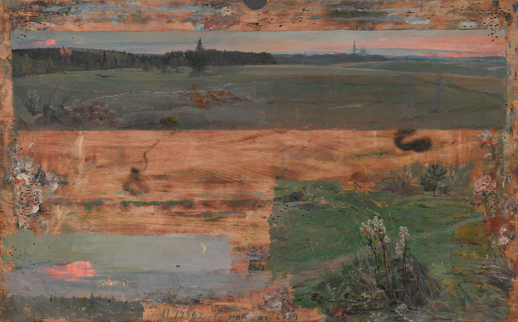 Палех. Этюды для картины «Моя Родина», Pavel Korin, 1928