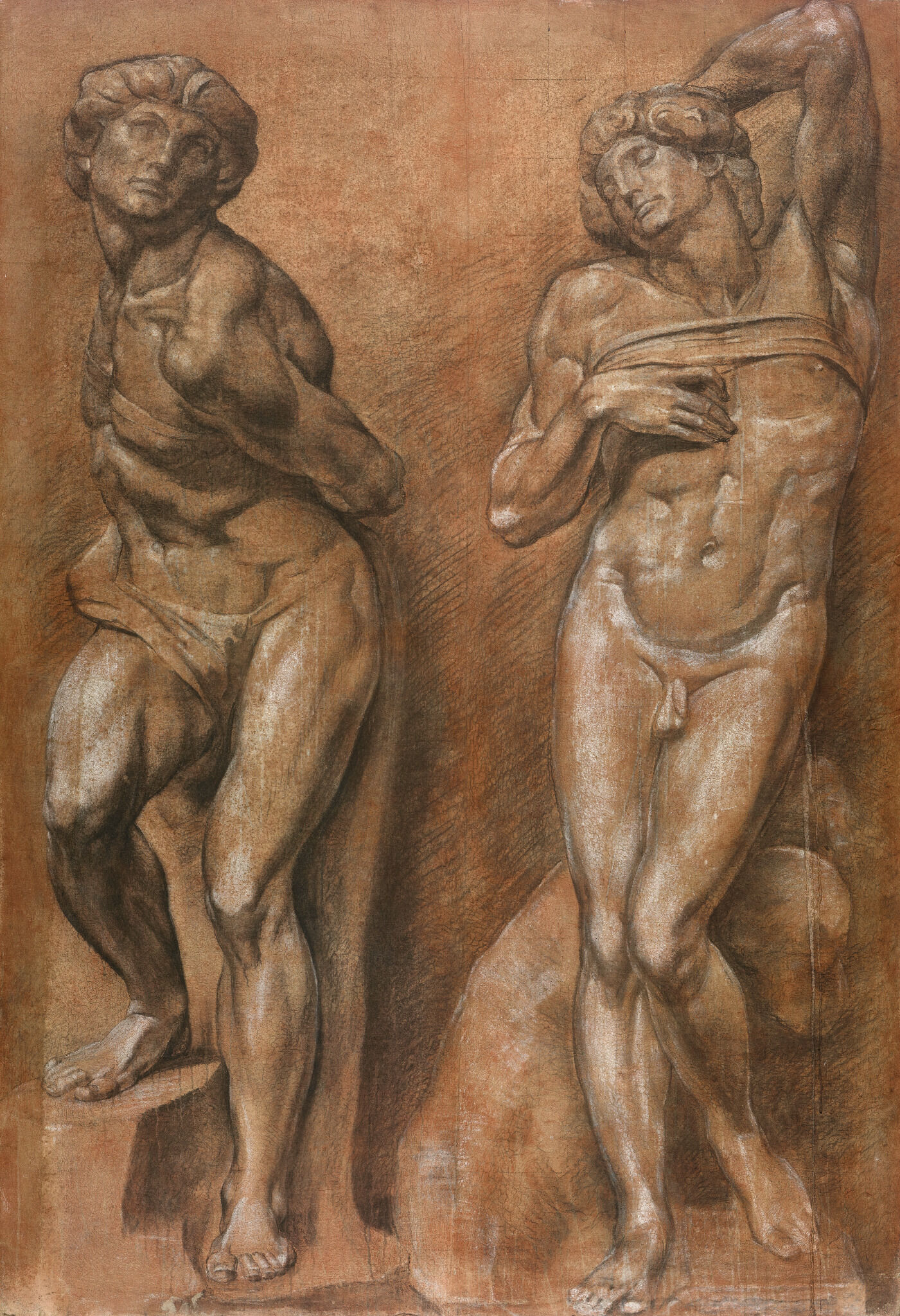 Два «Раба» Микеланджело, Pavel Korin, late 1910s – 1920s