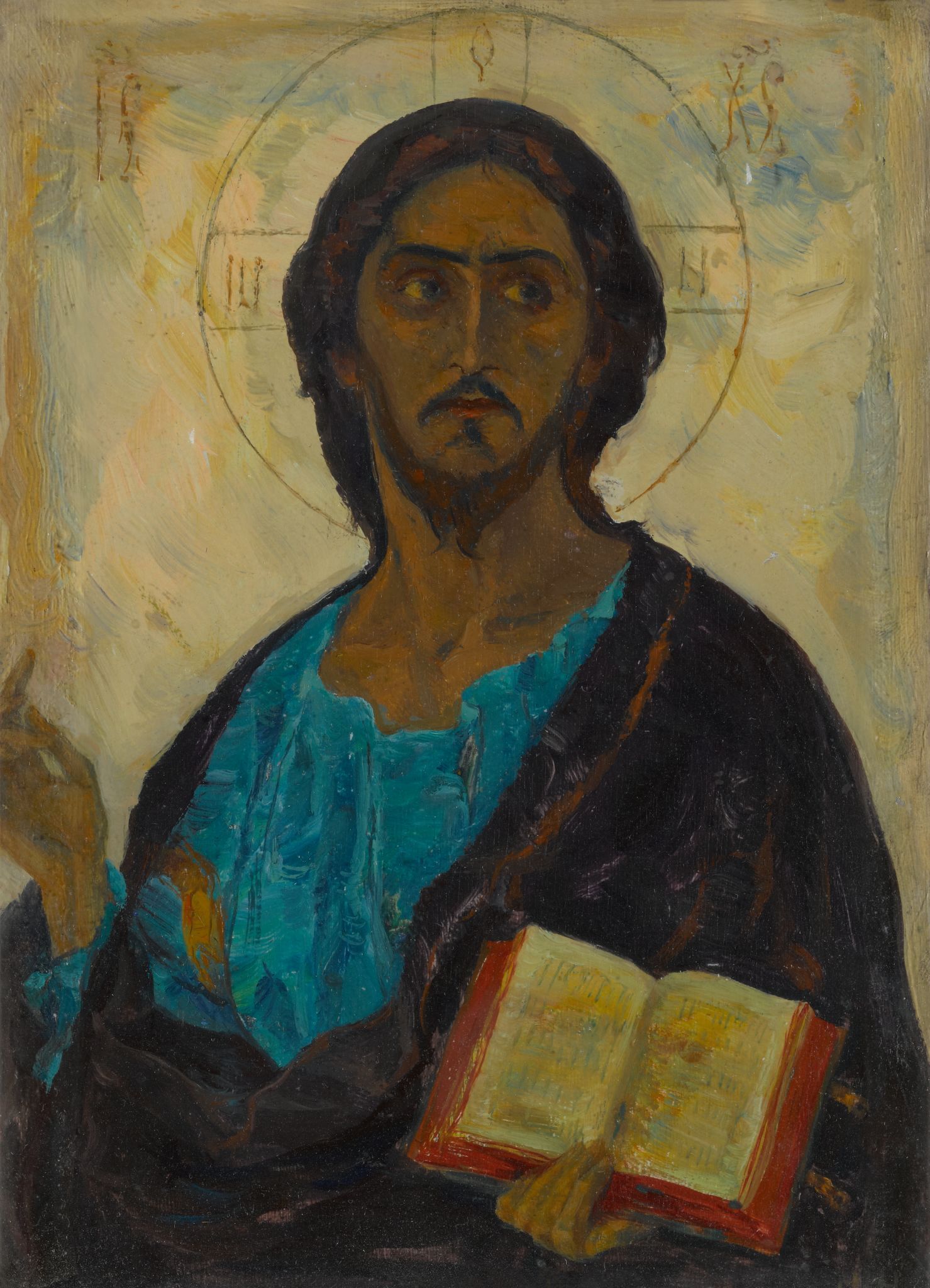 Спас Вседержитель, Mikhail Nesterov, 1926 (?)