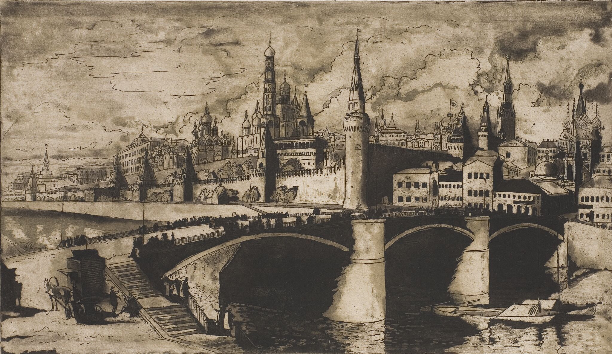 Москва. Кремль, Aleksei Kravchenko, 1926