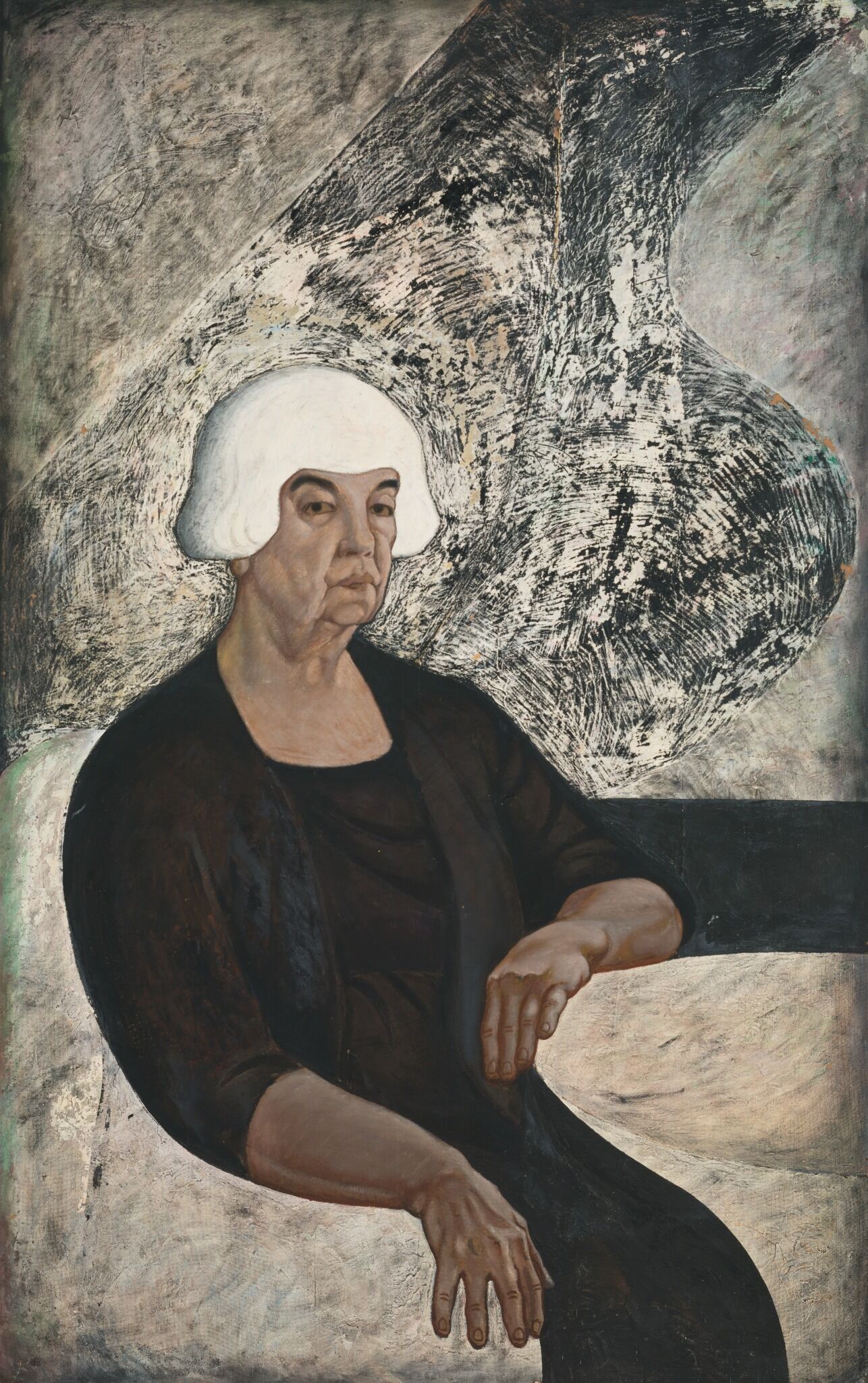 Пианистка (Портрет Екатерины Георгиевны Круссер), Aleksey Gubaryov, 1960