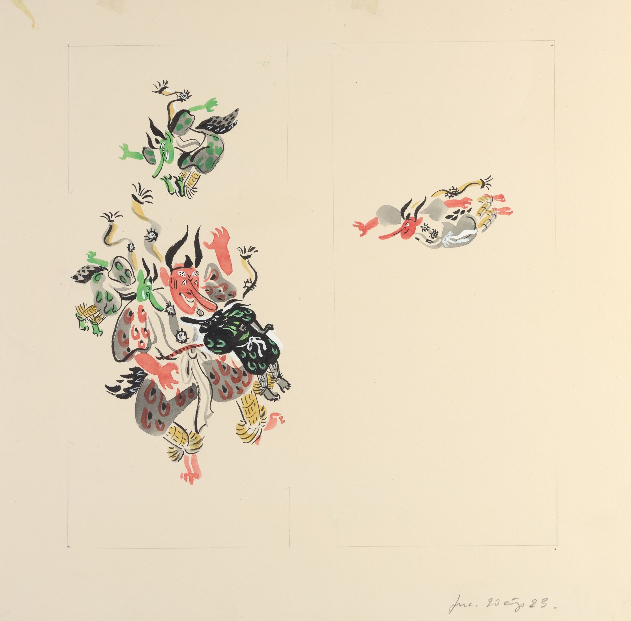 Горные чудища, Митурич-Хлебников Май, 1983