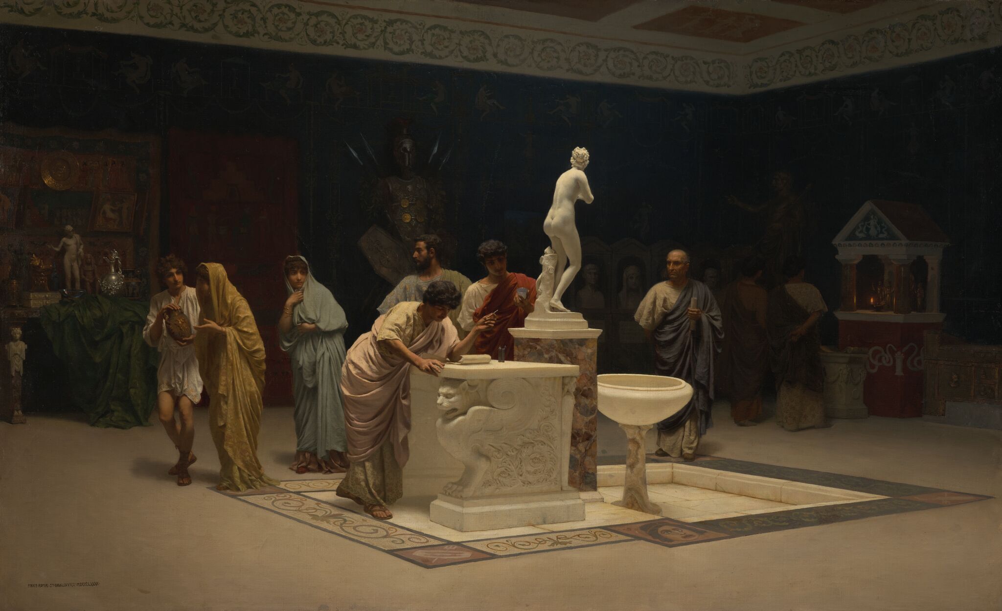 В приемной у Мецената, Stepan Bakalovich, 1890