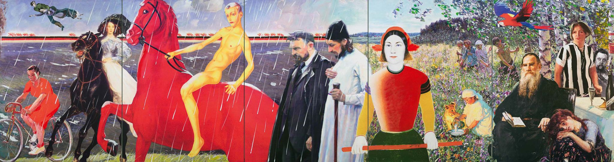 «Времена года русской живописи». Полиптих «Лето», Aleksandr Vinogradov, 2007
