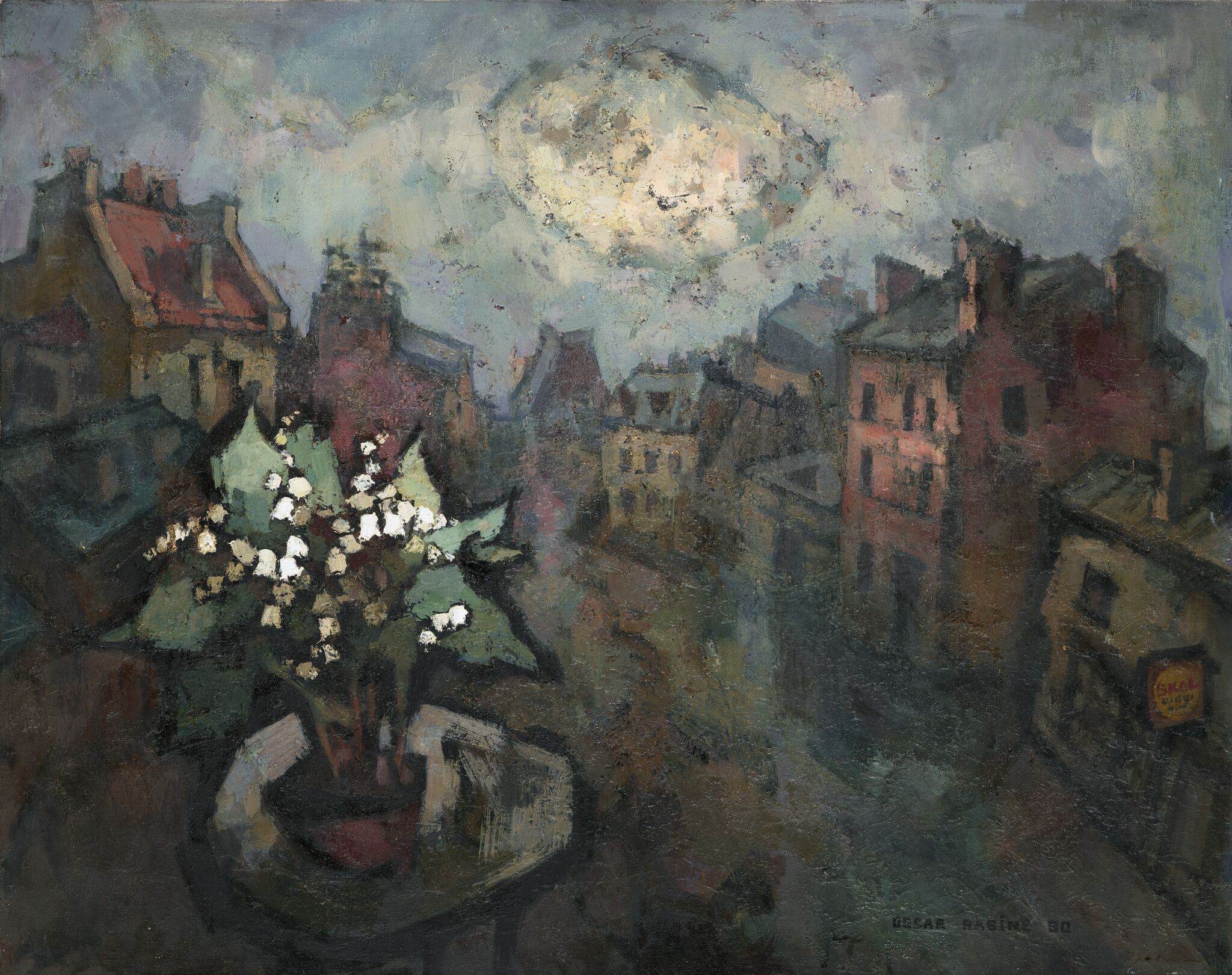 Улица Поль Нор (Rue du Pole Nord), Oscar Rabin, 1980