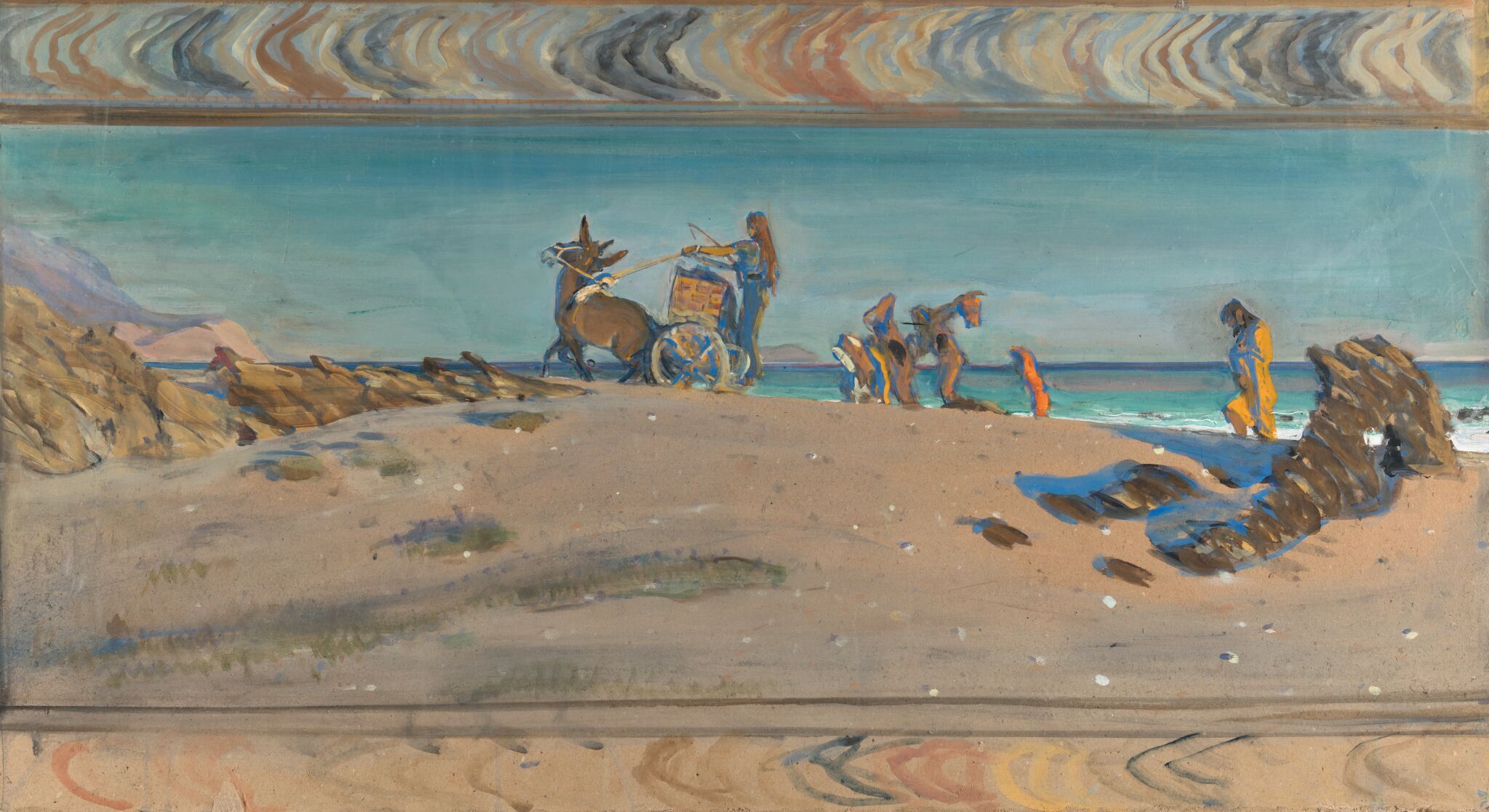 Одиссей и Навзикая, Valentin Serov, 1910