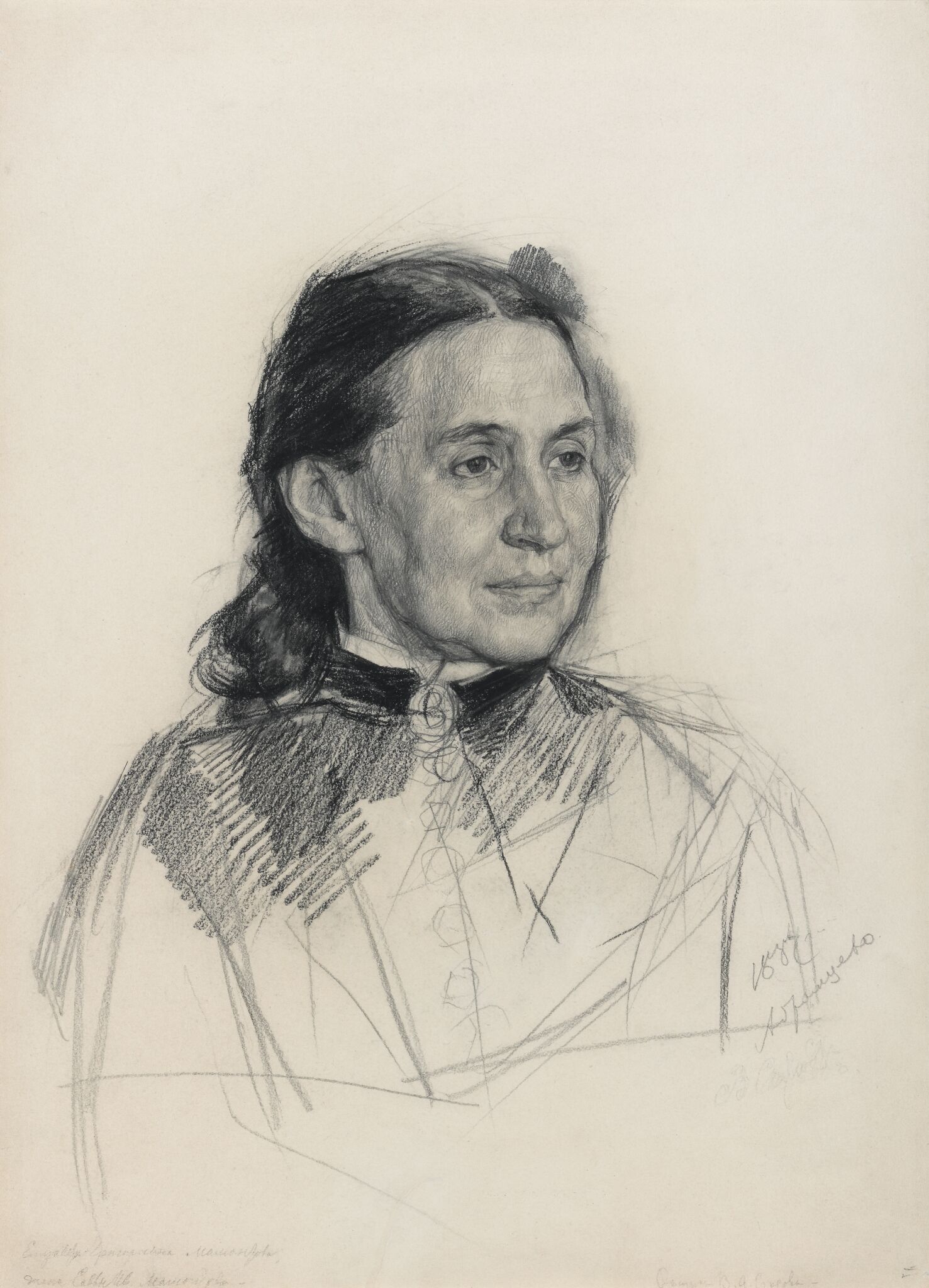 Портрет Елизаветы Григорьевны Мамонтовой, Valentin Serov, 1887