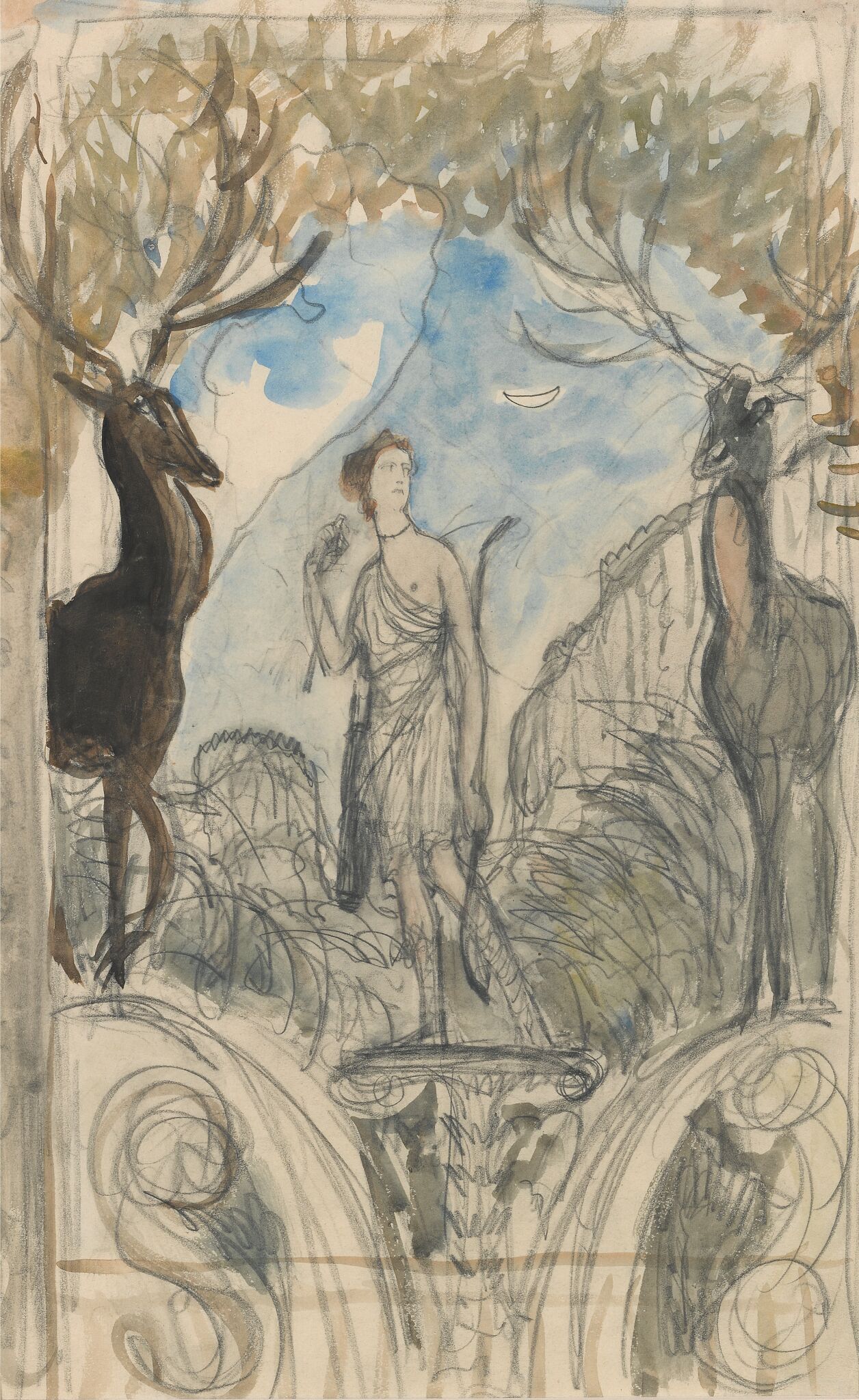 Диана, Valentin Serov, 1911