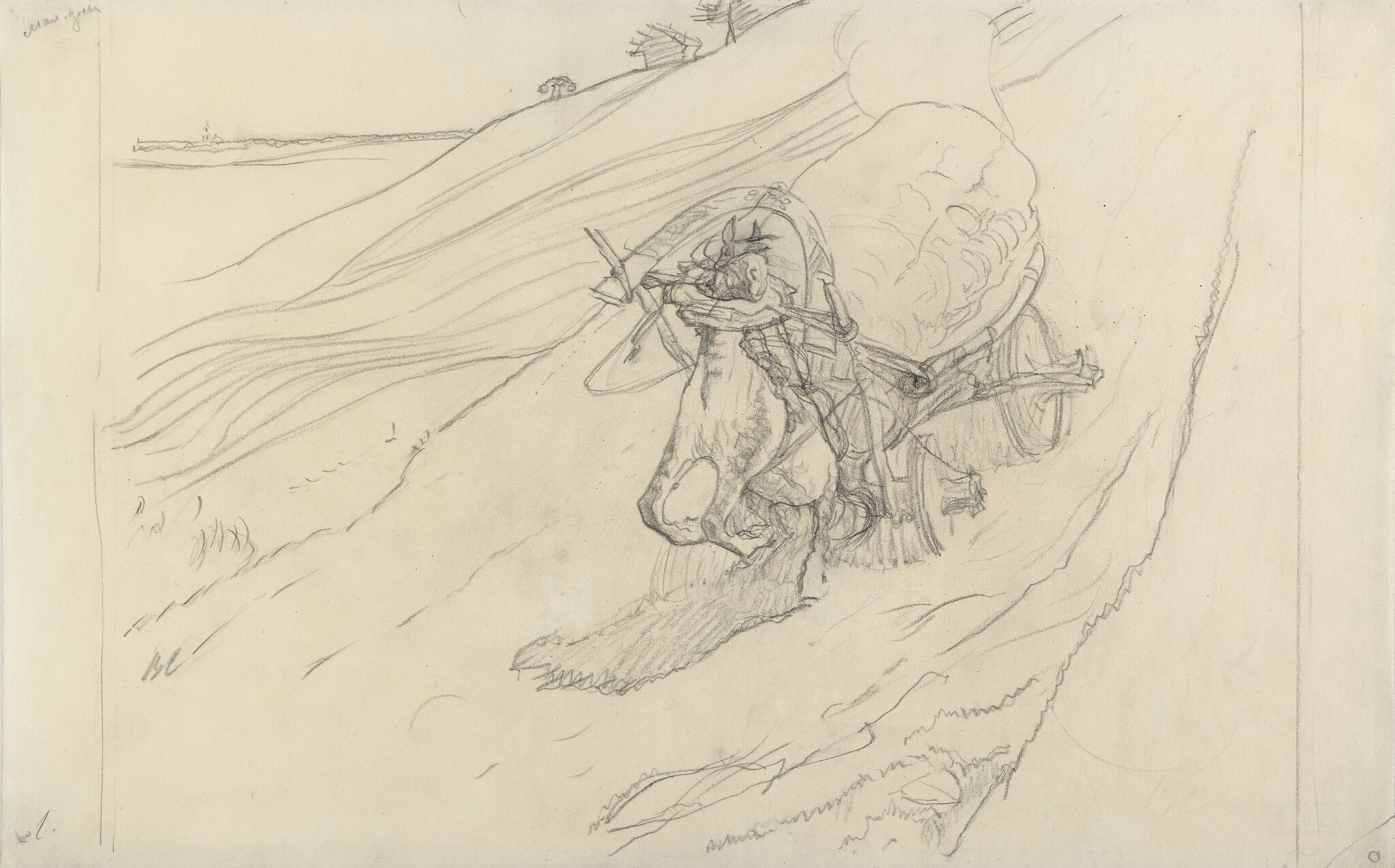 «Обоз», Valentin Serov, 1895–1911