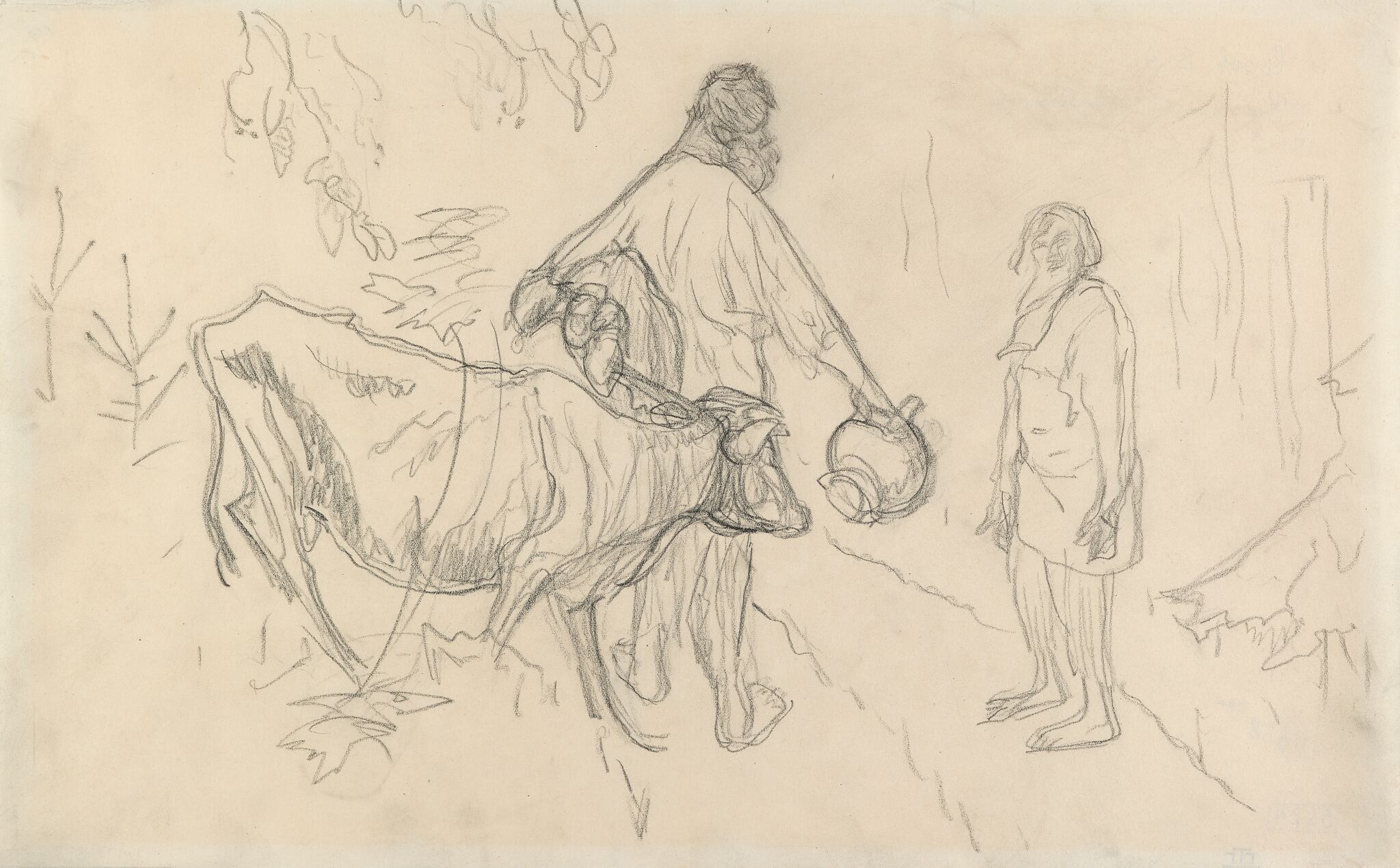 «Крестьянин и разбойник», Valentin Serov, 1895–1911