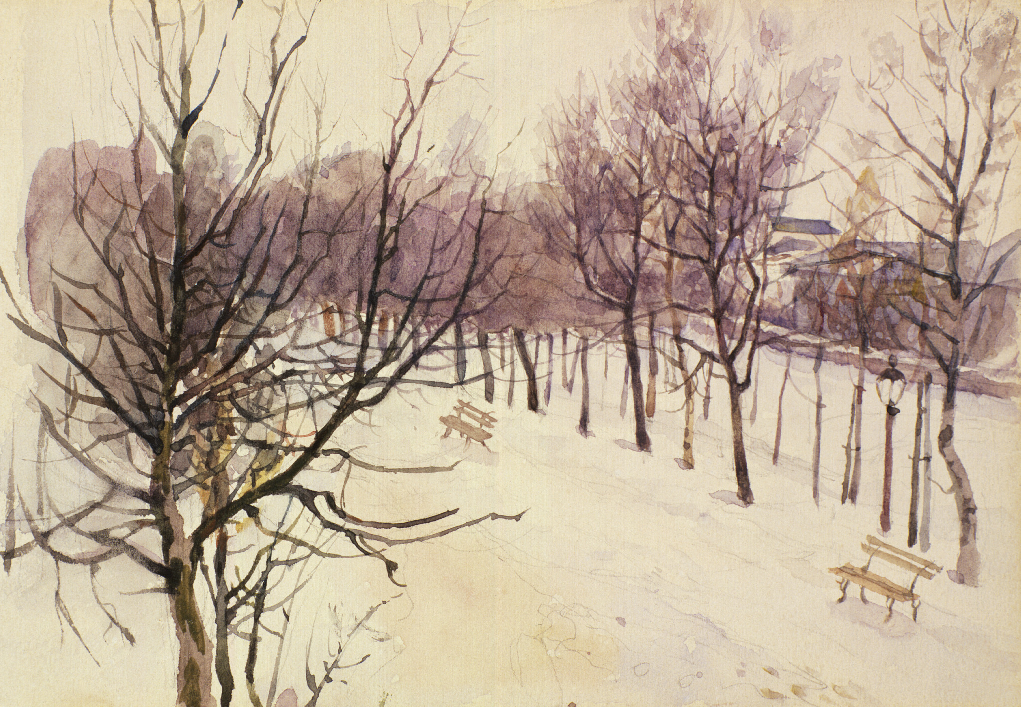 Зубовский бульвар, Vasily Surikov, 1880-1882