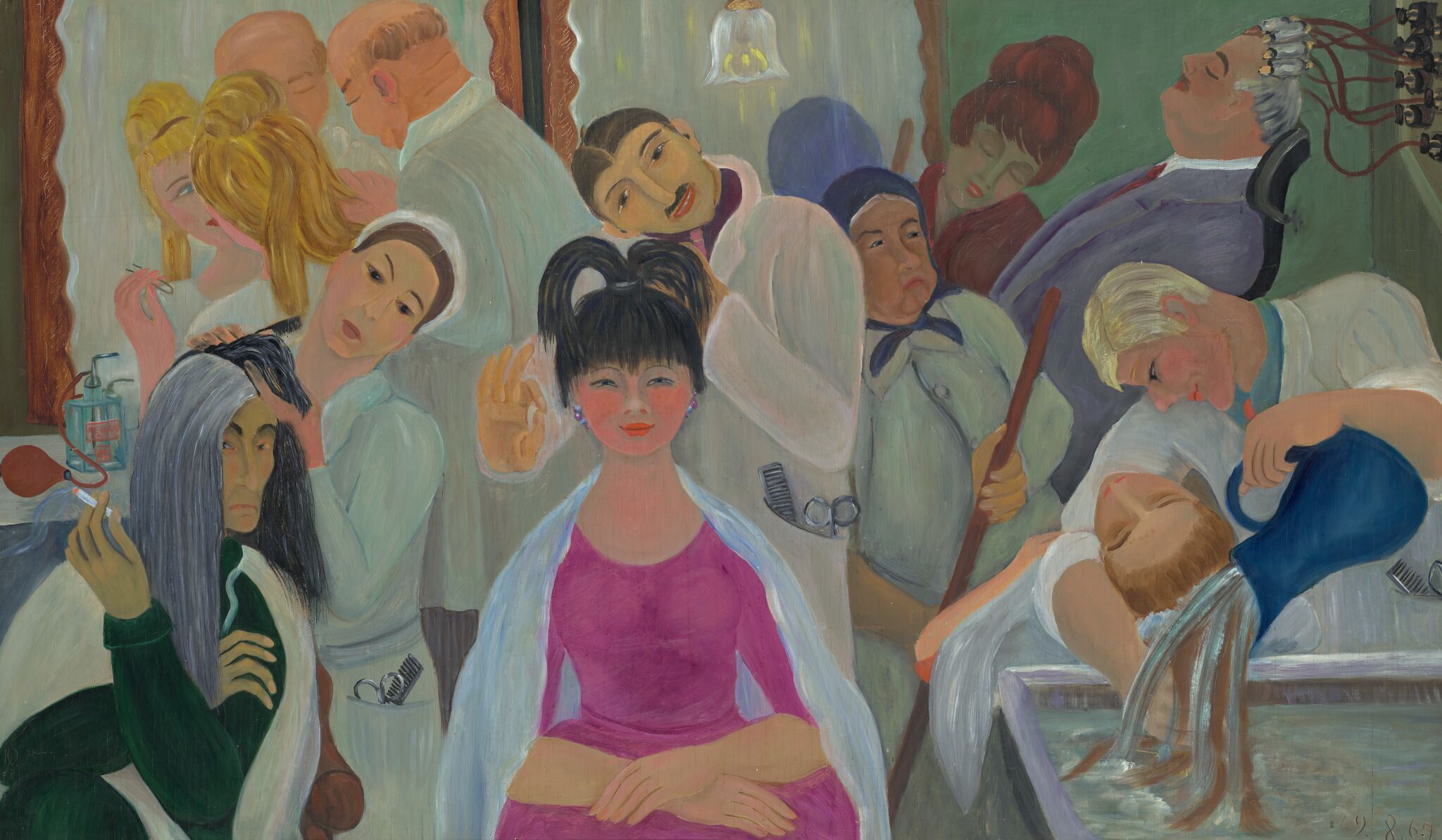 Парикмахерская, Natalya Severtsova, 1967