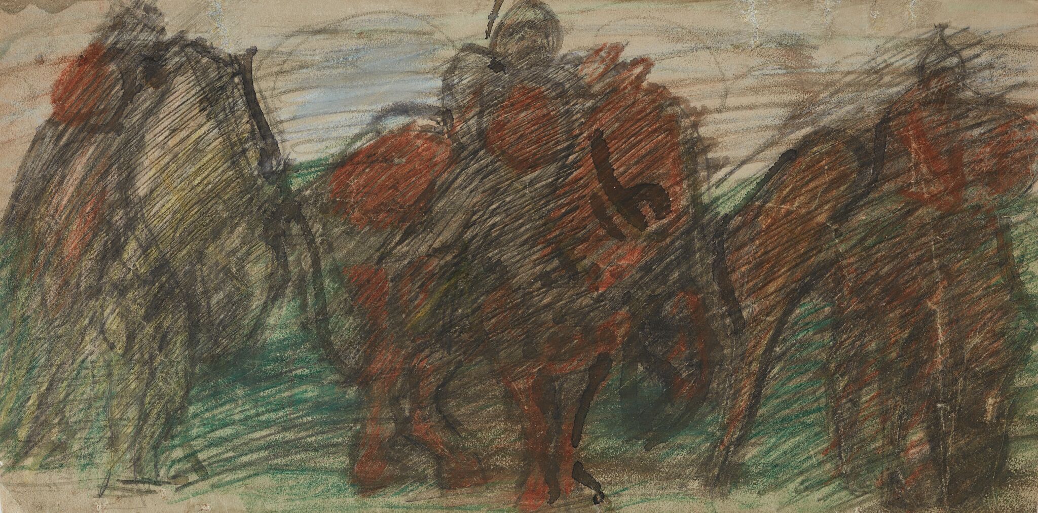 Три богатыря, Mikhail Vrubel, 1902-1903