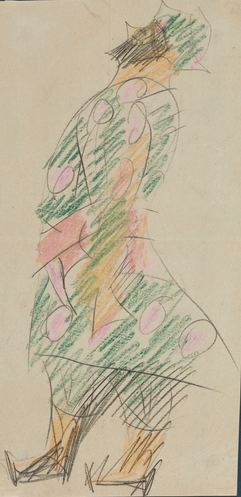 Эскиз костюма, Mikhail Vrubel, 1902-1903