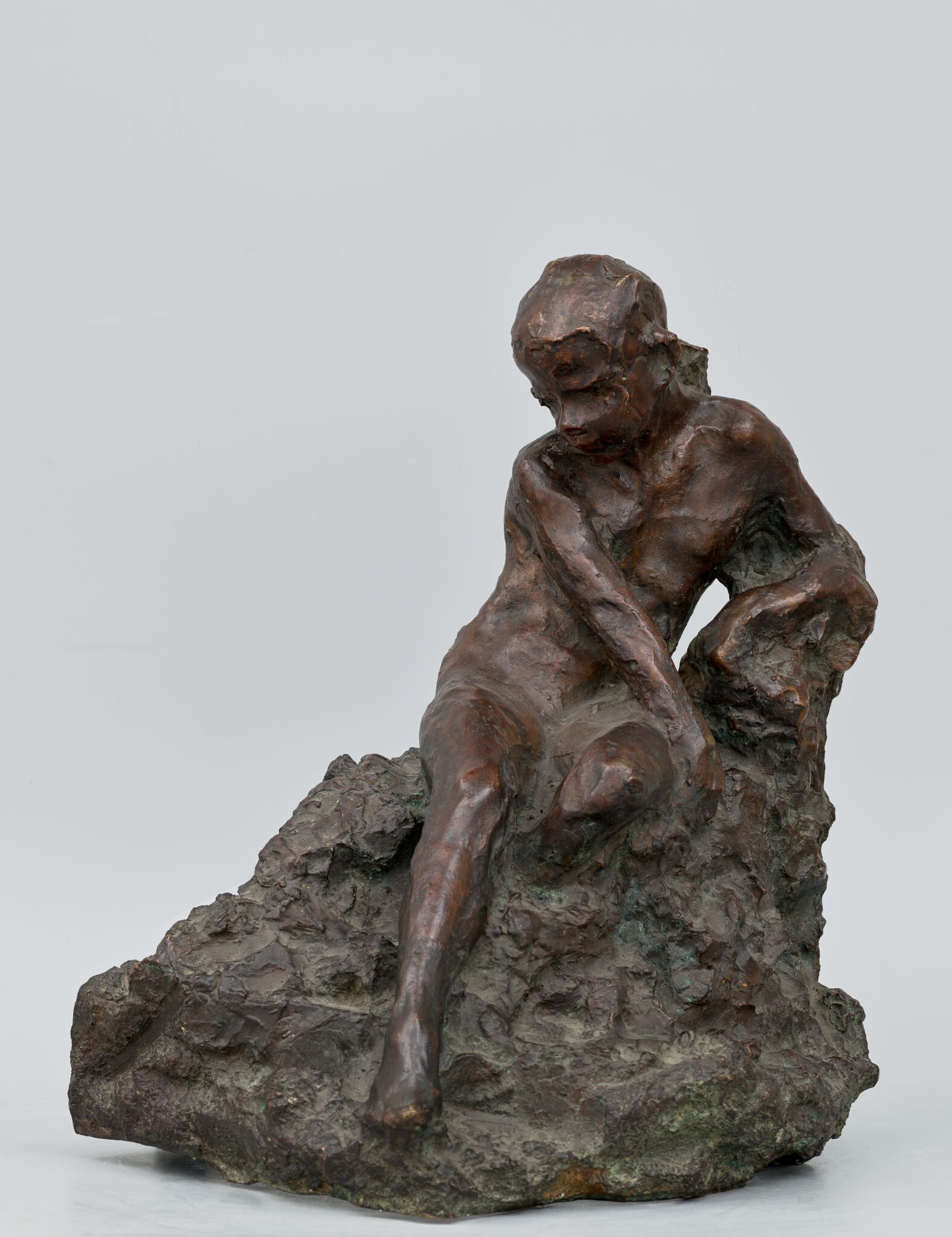 Сидящая девочка, Anna Golubkina, 1909