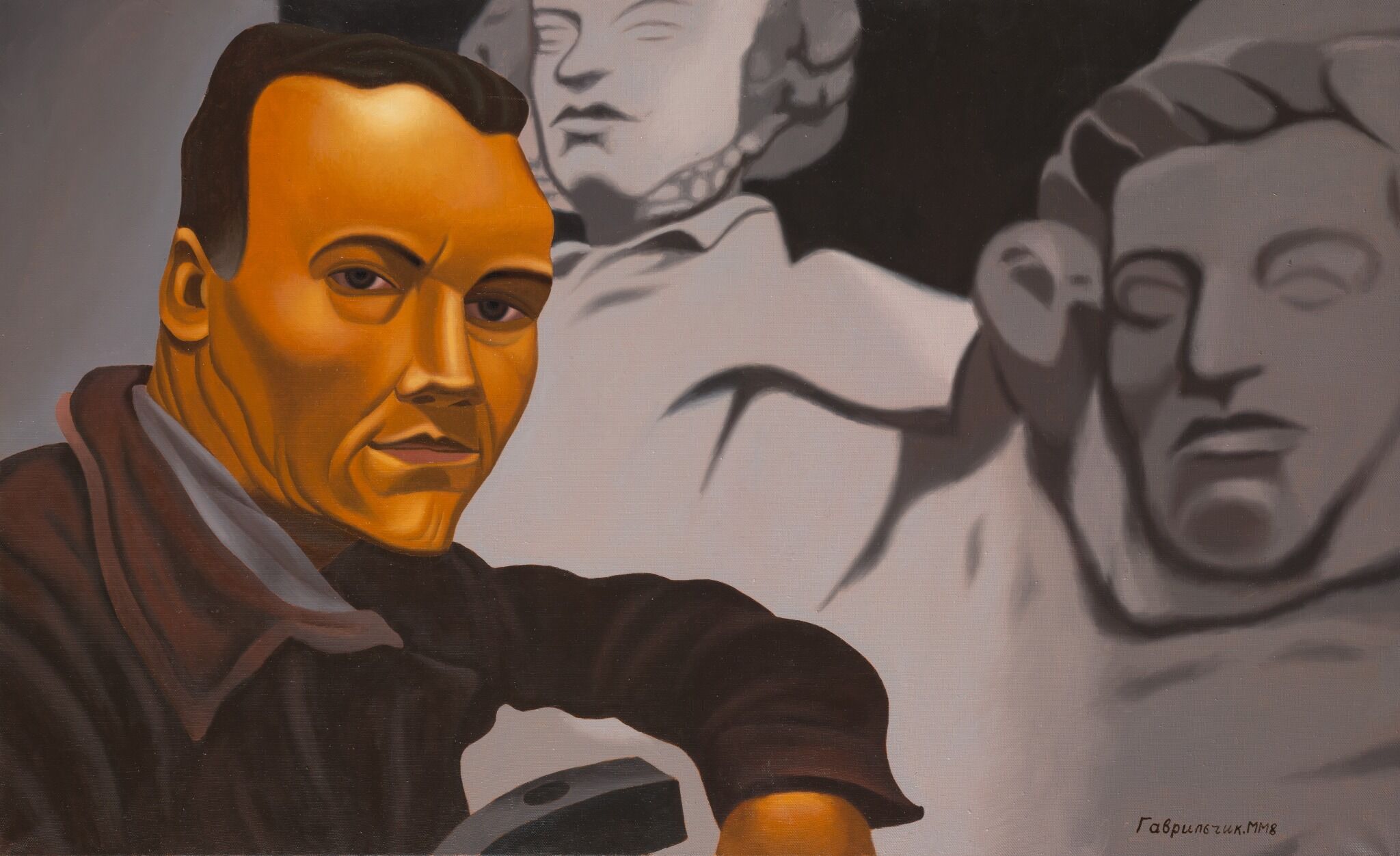 Размышления об искусстве. Портрет скульптора Н.В. Томского, Vladlen Gavrilchik, 2008