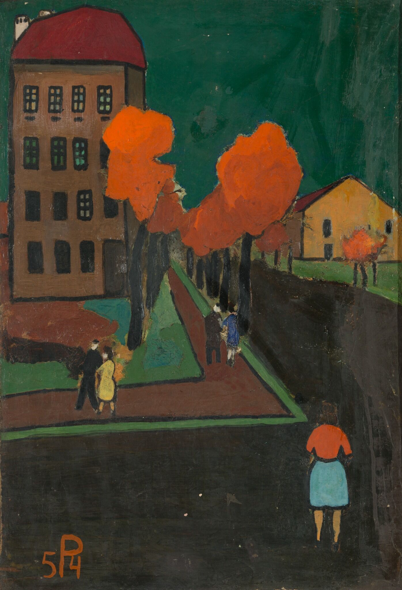 Пейзаж, Vasmi Rikhard, 1954
