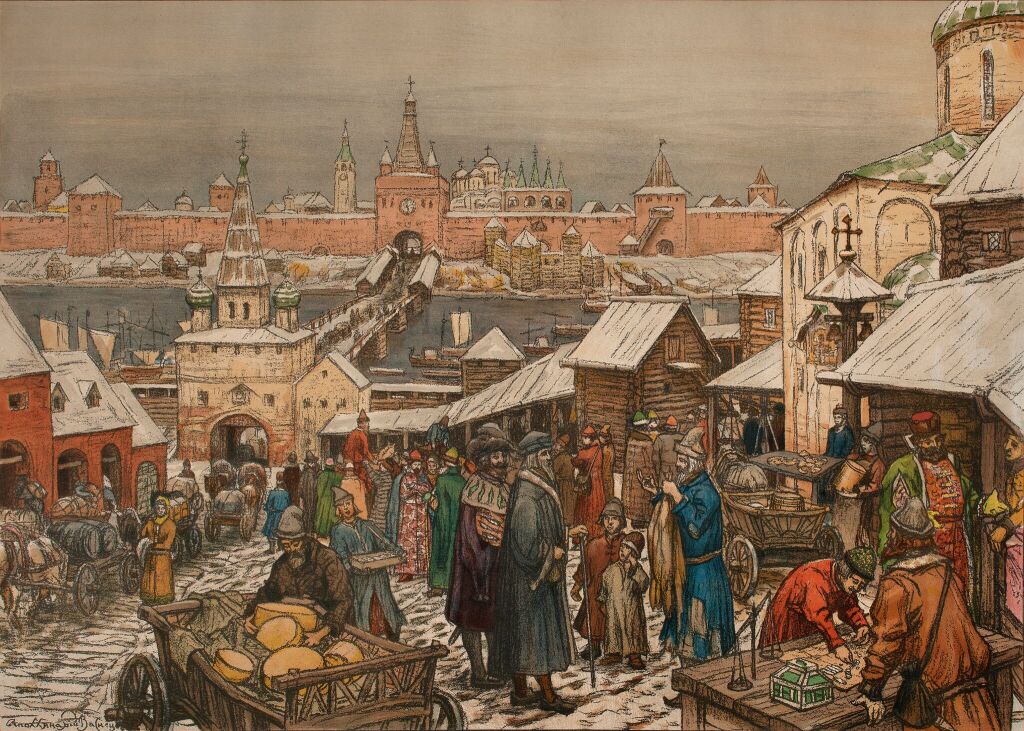 Новгородский торг XVII века