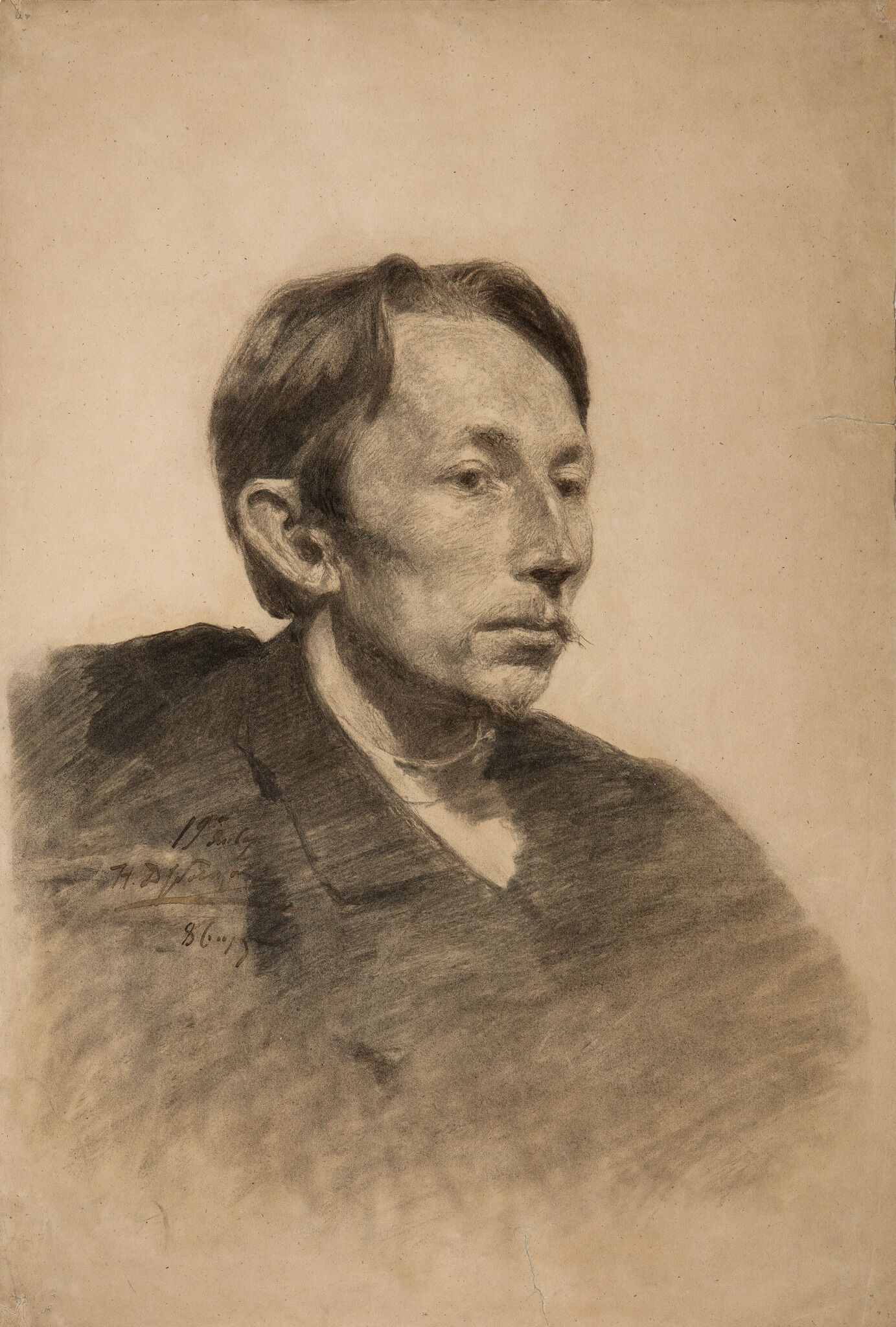 Портрет А.М. Васнецова, Nikolay Nikanorovich Dubovskoy, 1886