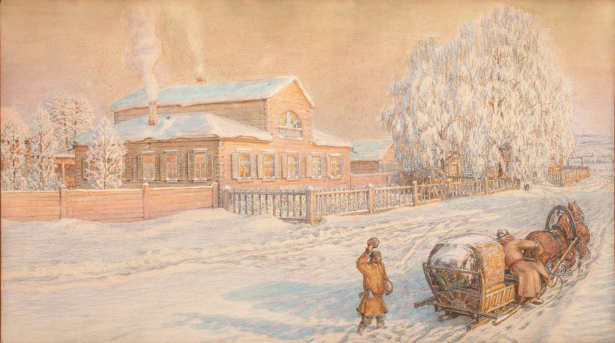 Наш дом. Рябово, Apollinary Vasnetsov, 1919