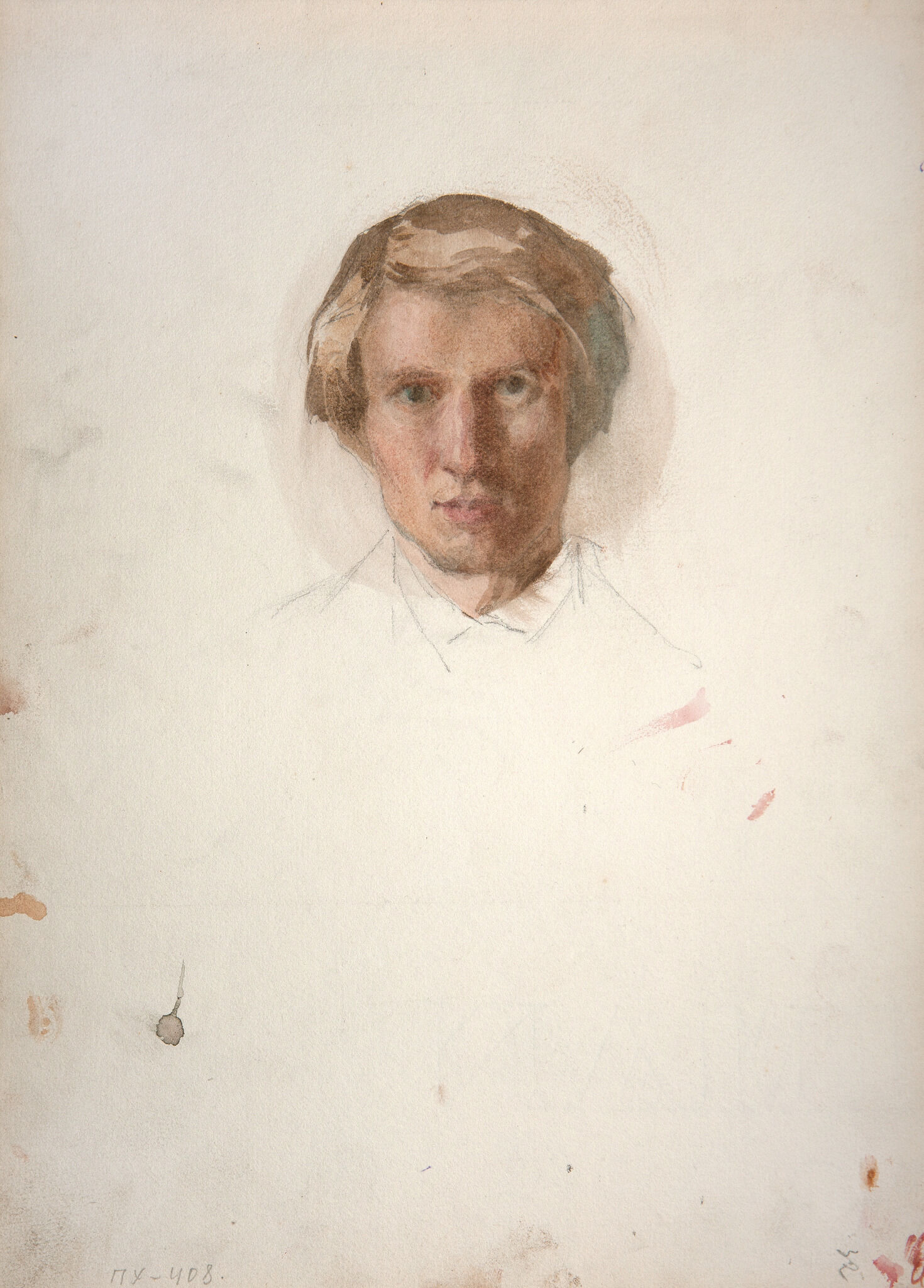 Автопортрет, Viktor Vasnetsov, 1867