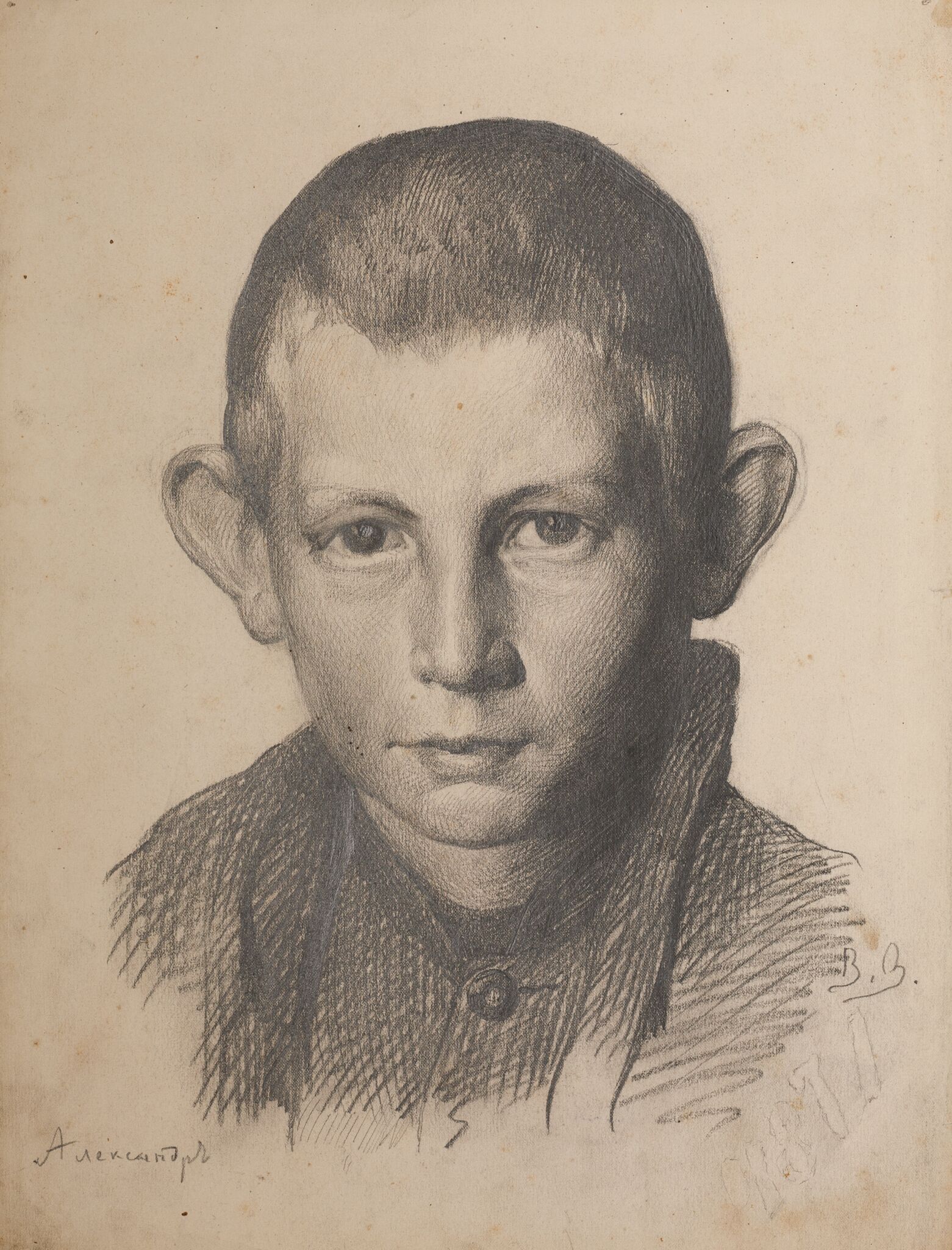 Портрет брата, Александра Михайловича Васнецова, Viktor Vasnetsov, 1871