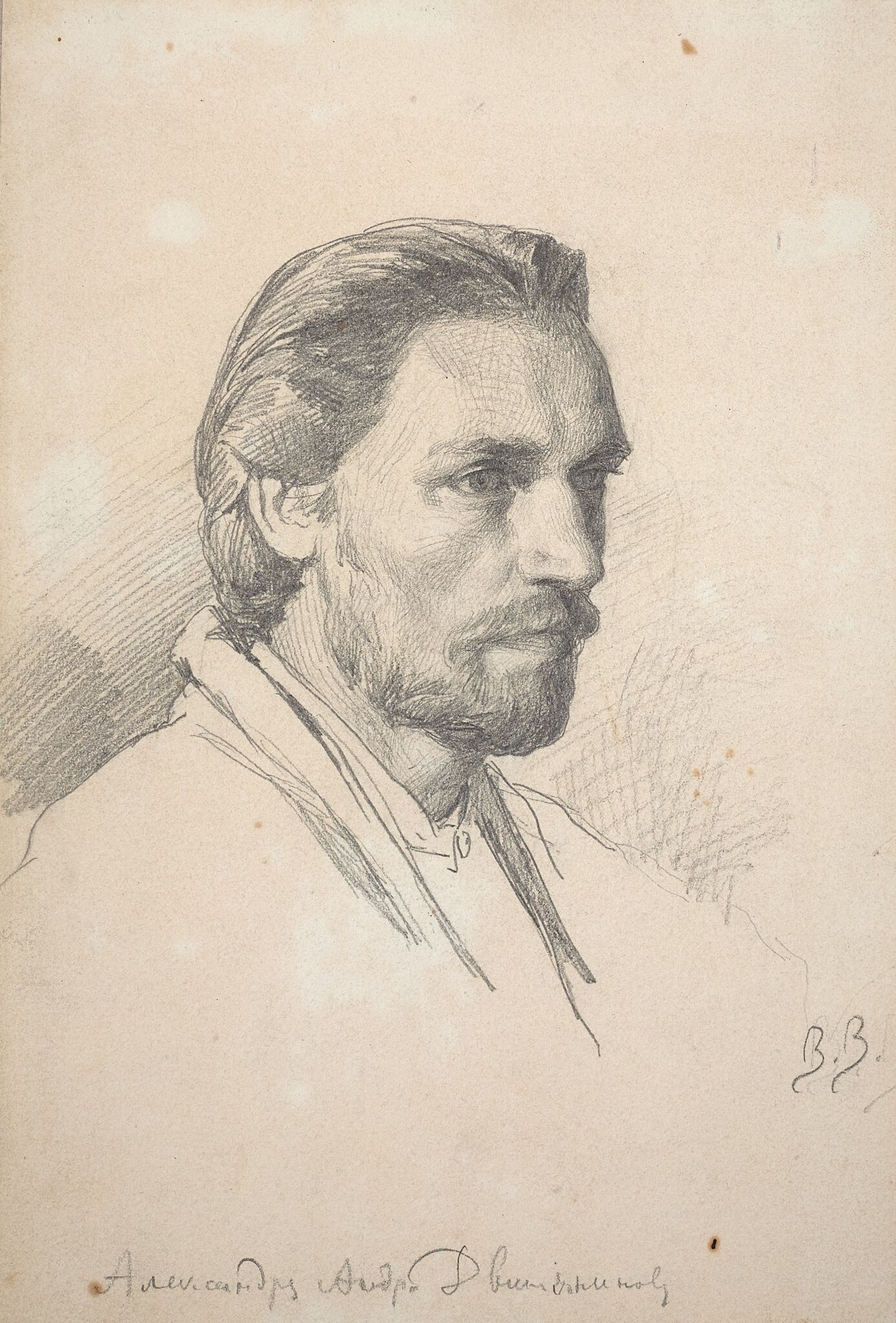 Портрет двоюродного брата Александра Андреевича Двинянинова, Viktor Vasnetsov, 1872