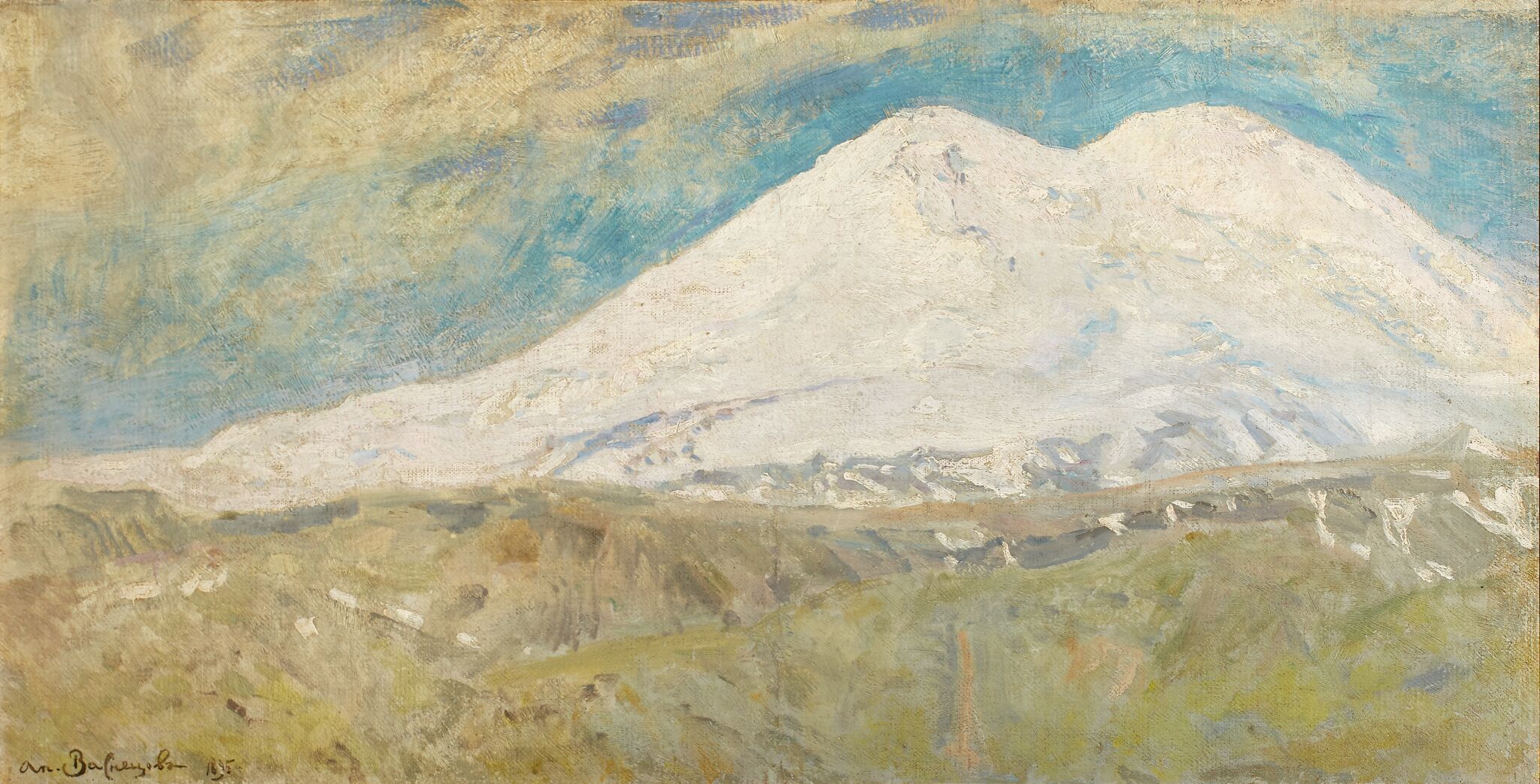 Вид на Эльбрус, Apollinary Vasnetsov, 1895