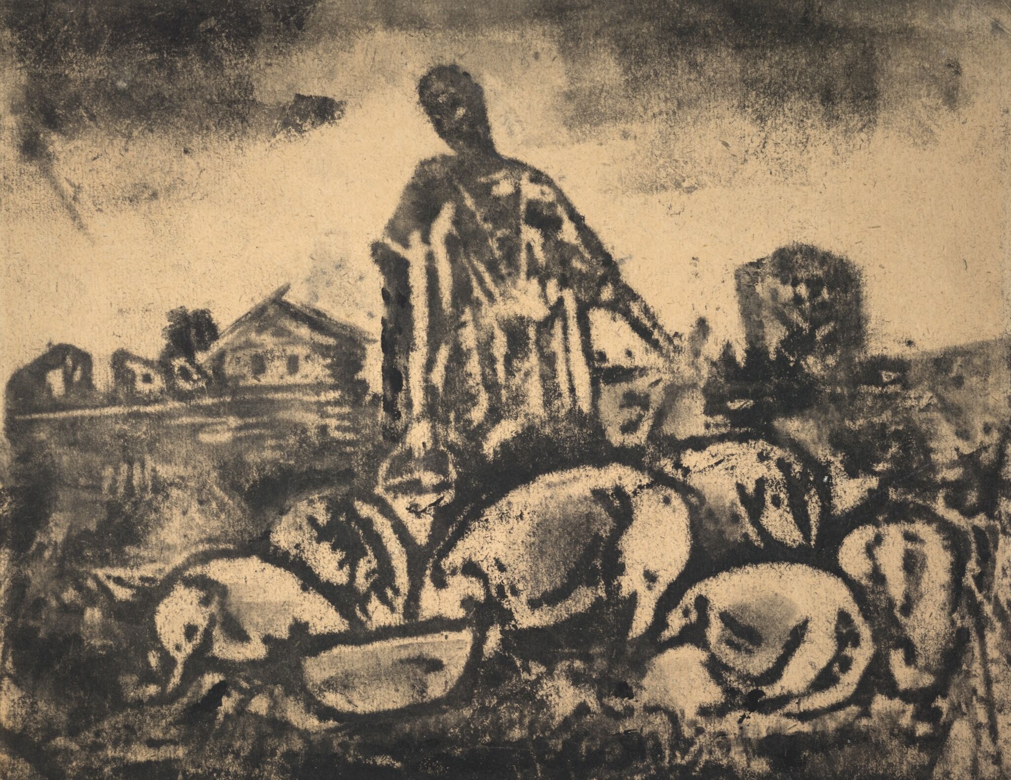 Свинопас. Притча о блудном сыне, Sergey Romanovich, 1920