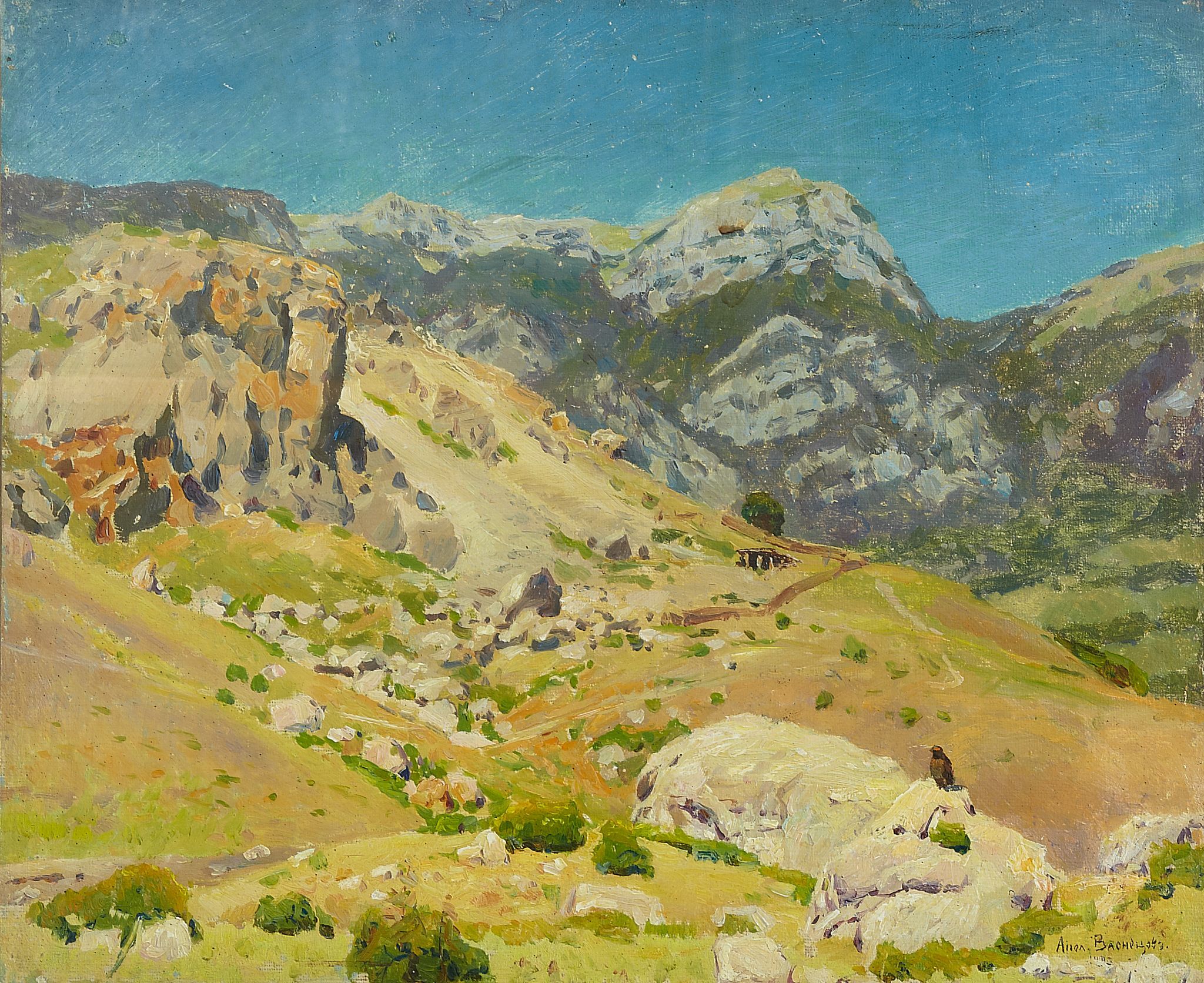 Гора Авунда. Гурзуф, Apollinary Vasnetsov, 1887