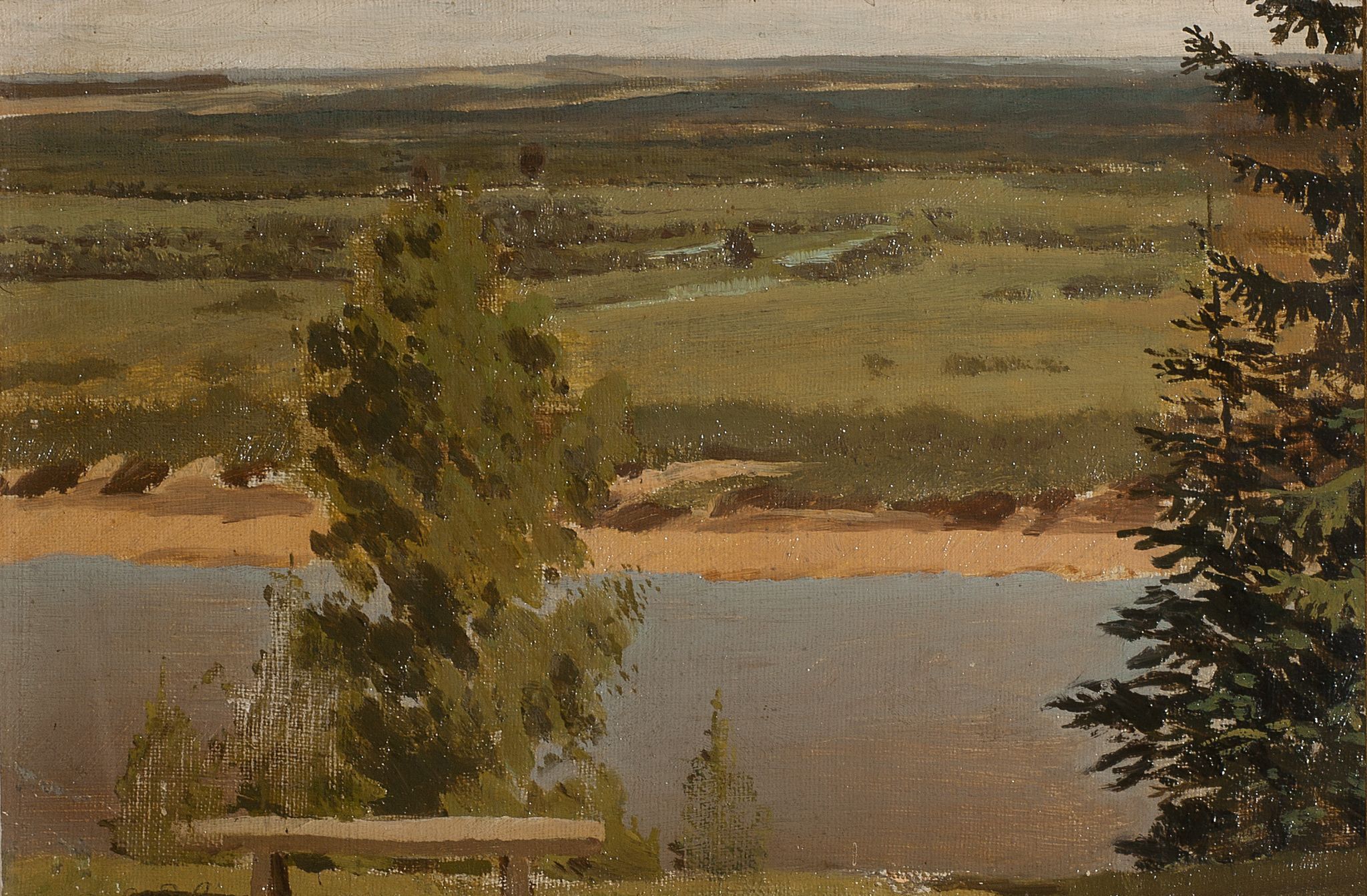 Заречные дали. Село Красное, Apollinary Vasnetsov, 1878