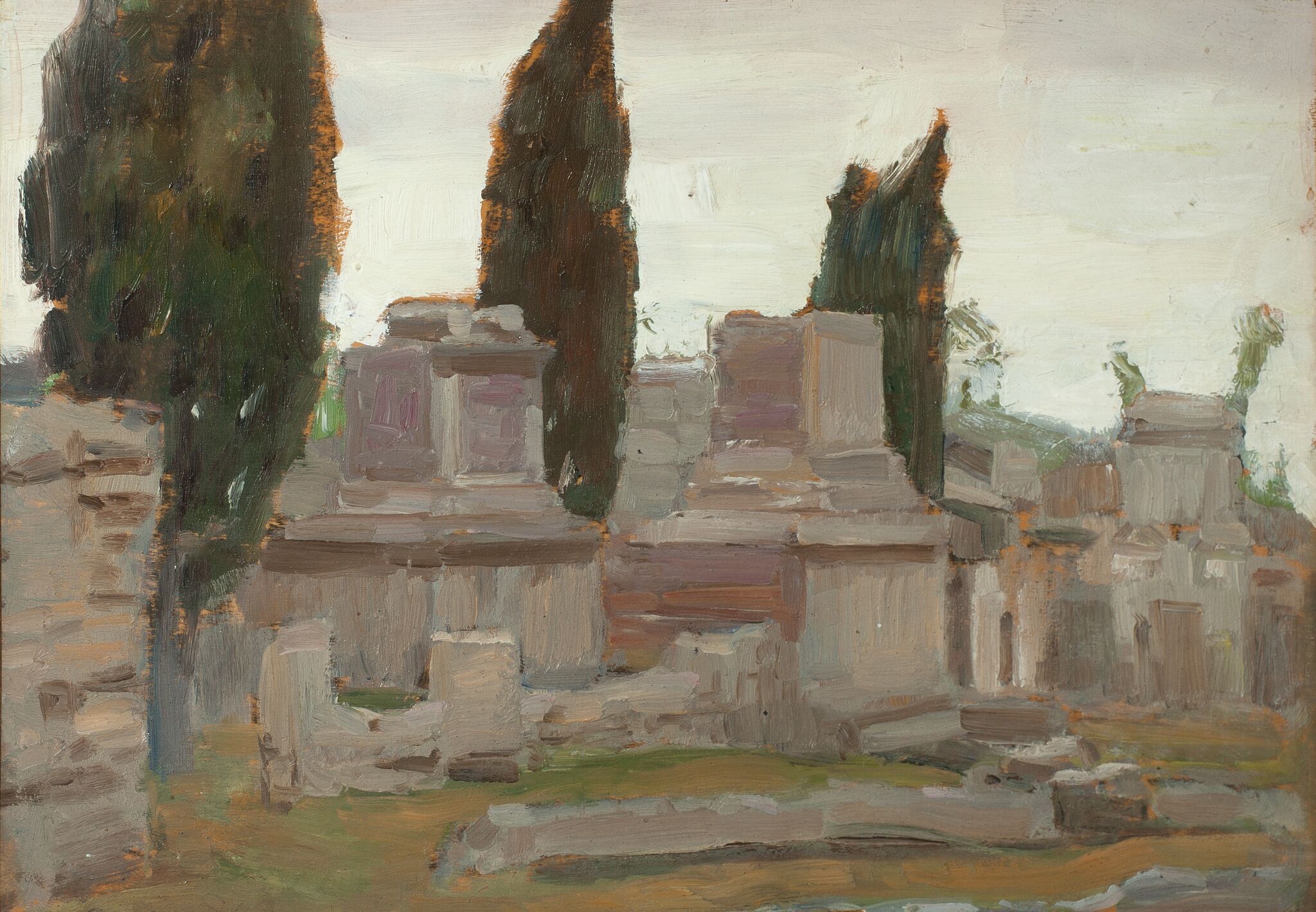 Улица мертвых. Помпеи, Apollinary Vasnetsov, 1898