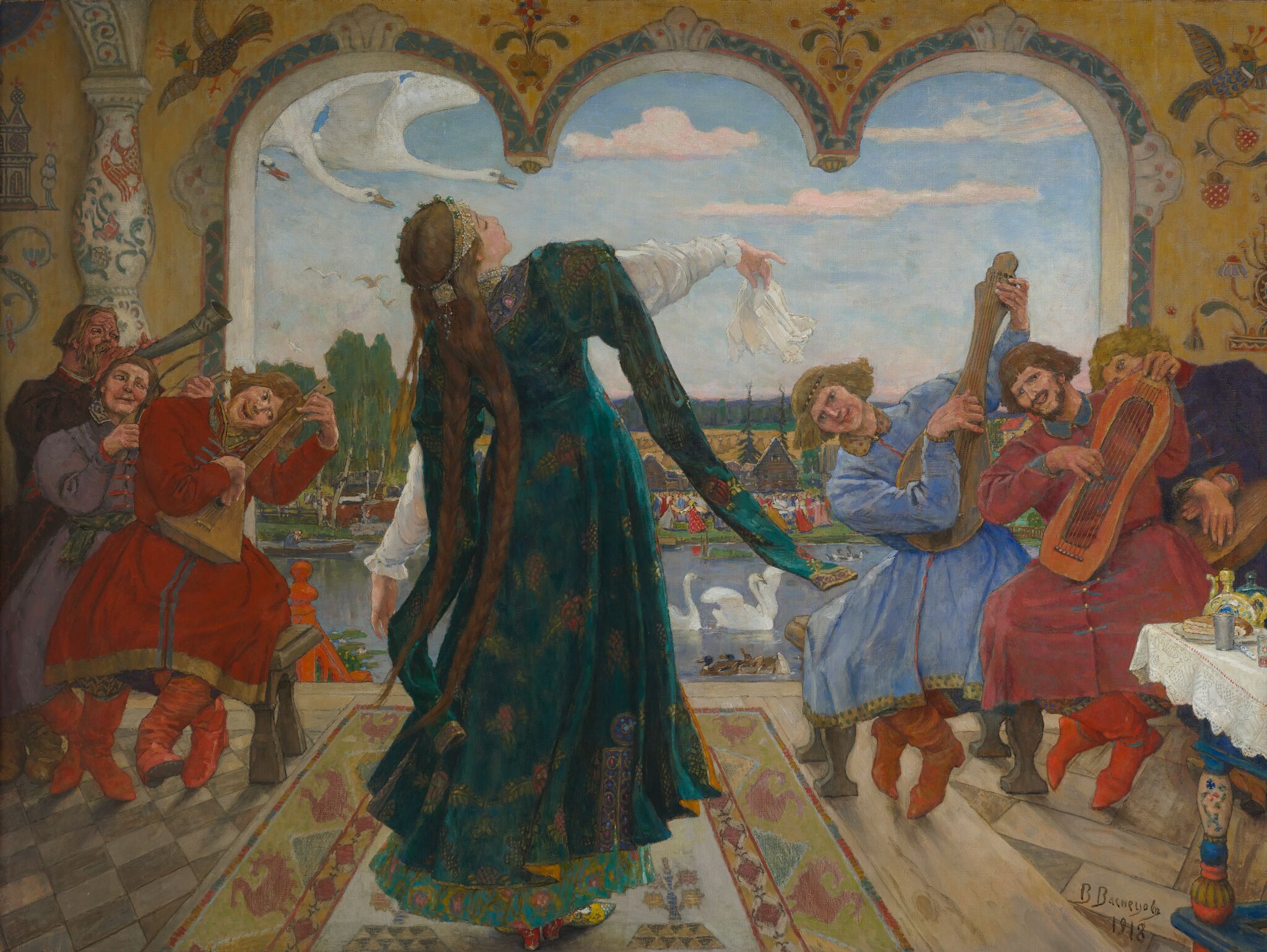 Царевна-лягушка, Viktor Vasnetsov, 1918
