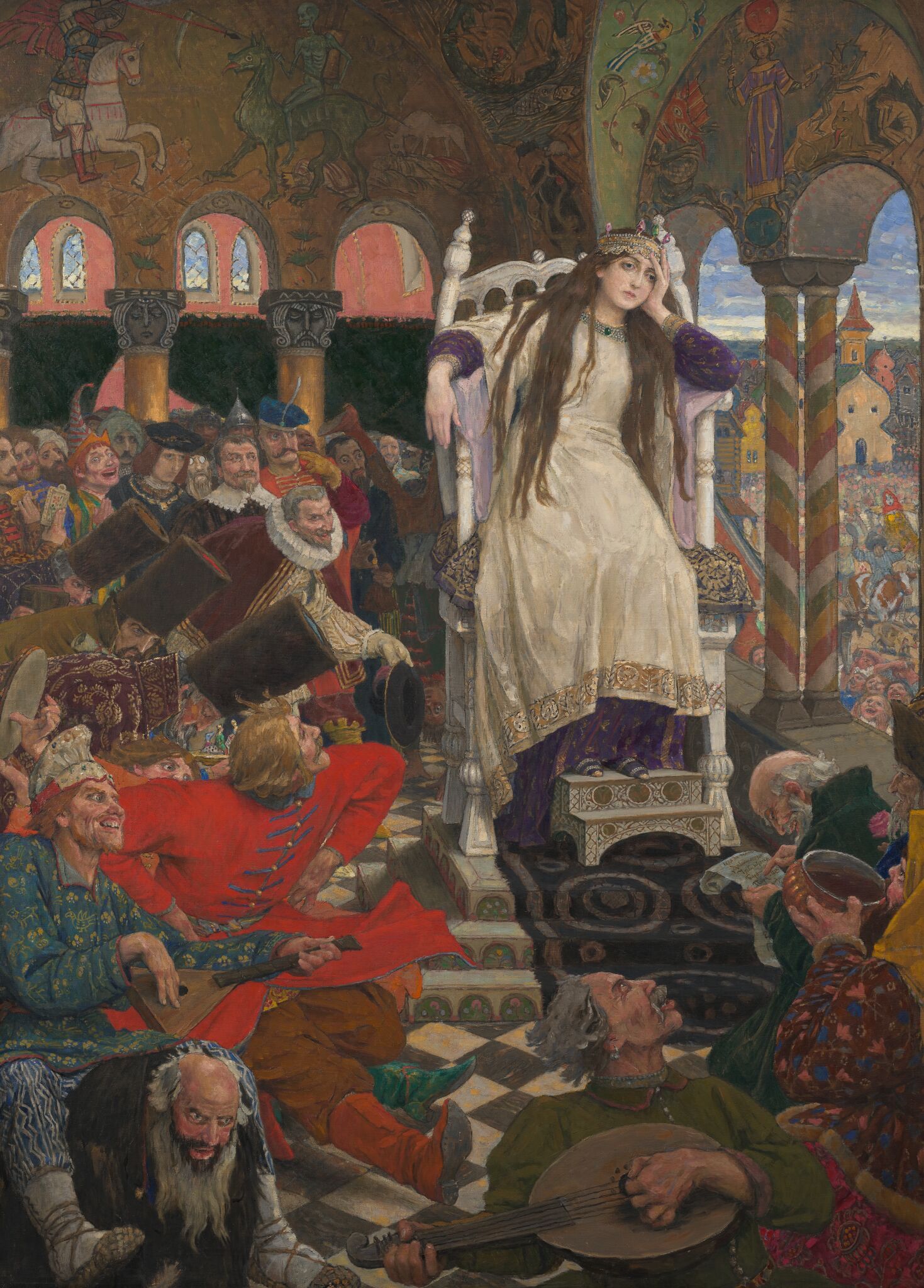 Царевна Несмеяна, Viktor Vasnetsov, 1916