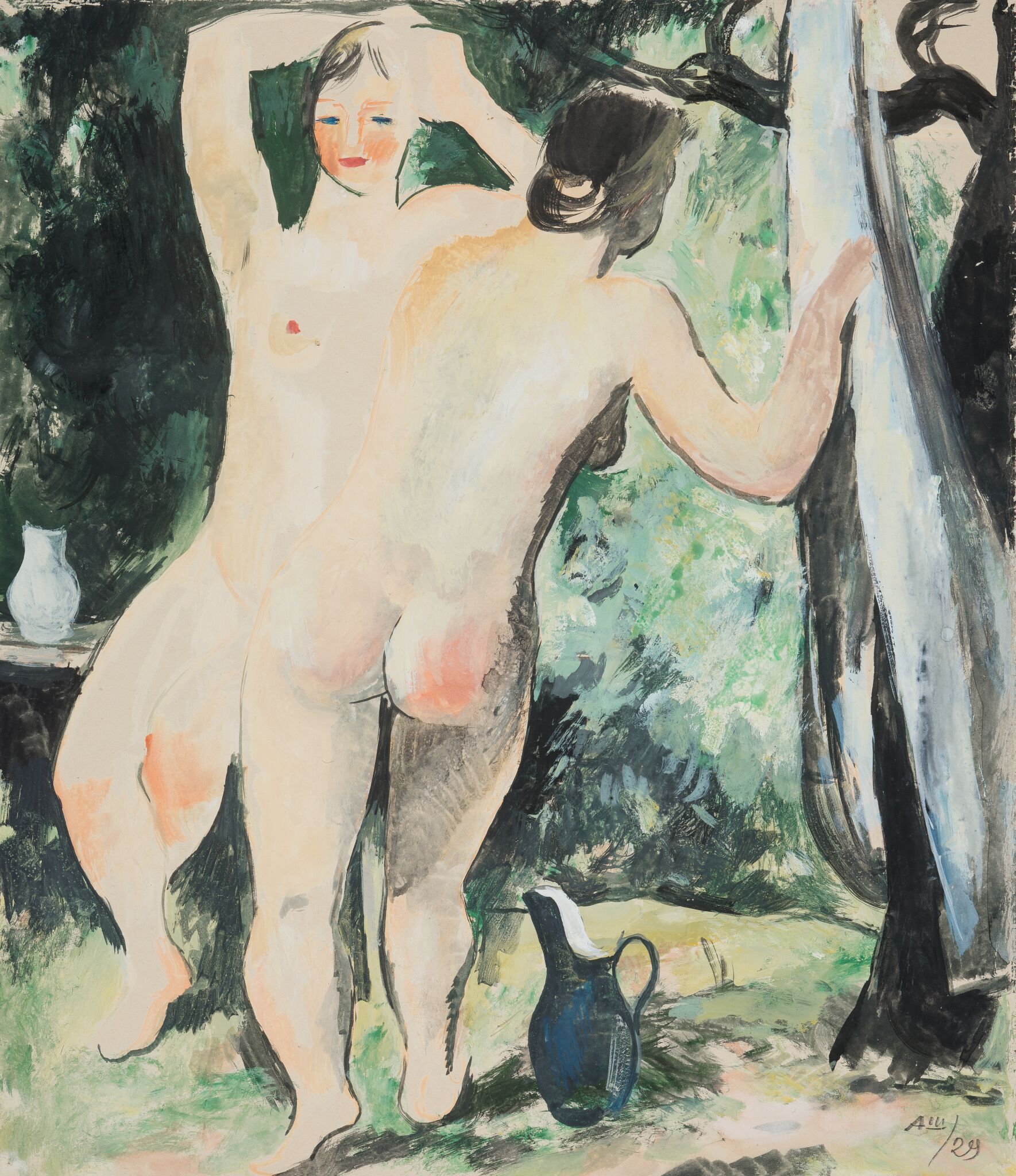 Утреннее умывание, Aleksandr Shevchenko, 1929